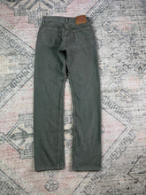 Load image into Gallery viewer, Vintage Levi’s 50 Button Fly Green Jeans (28x33)

