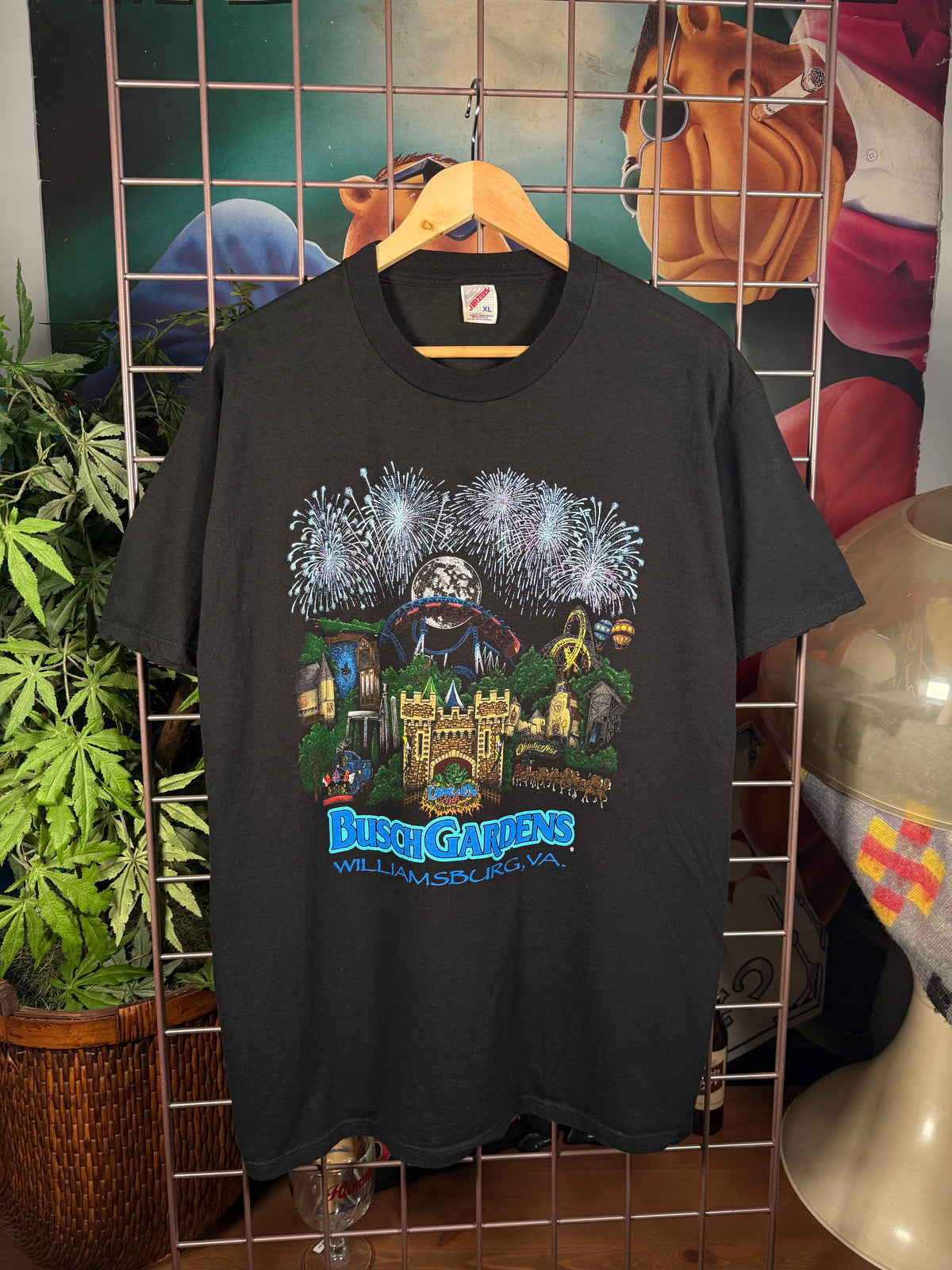 Vintage 90s Busch Gardens Theme Park Tee (XL)