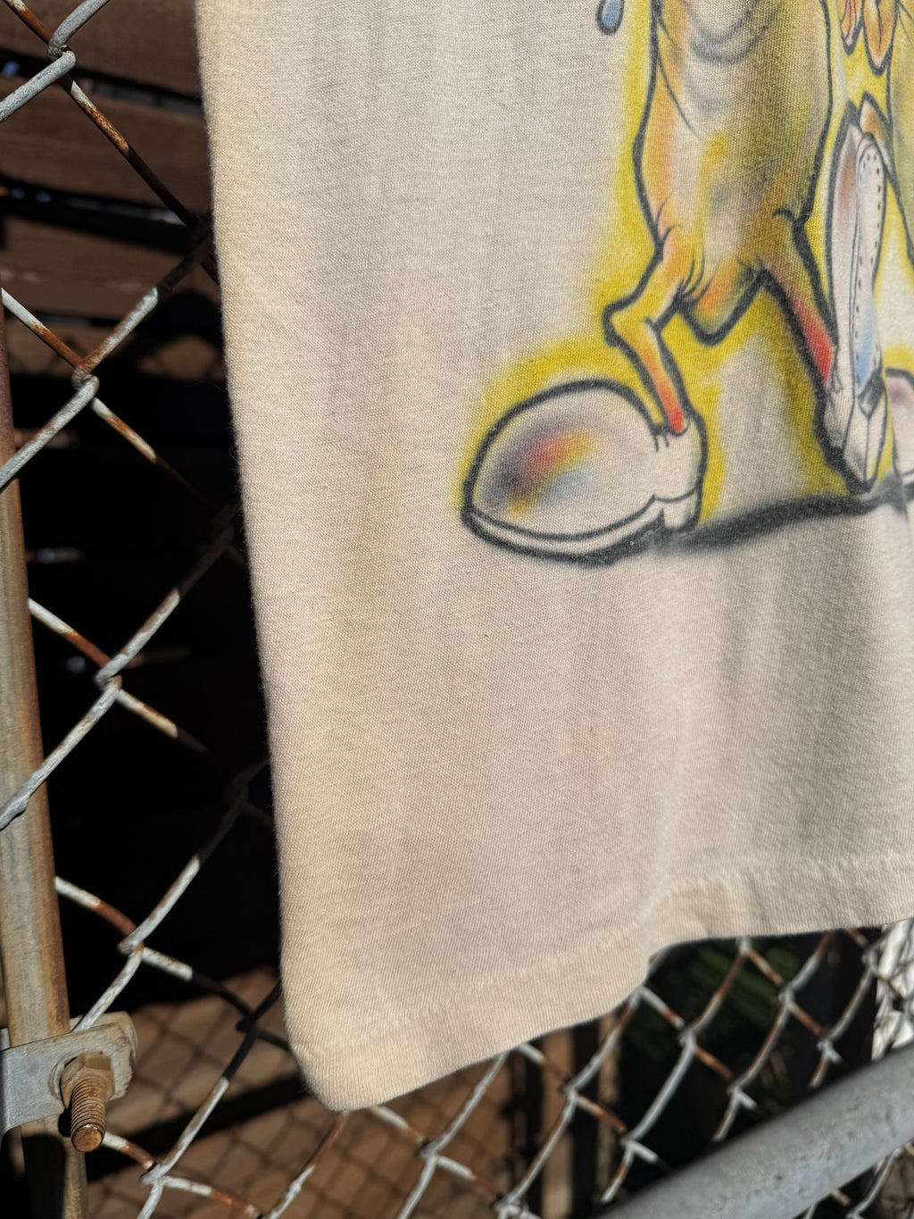 Vintage 70s Airbrushed Get Your Shit Together Tee (M)