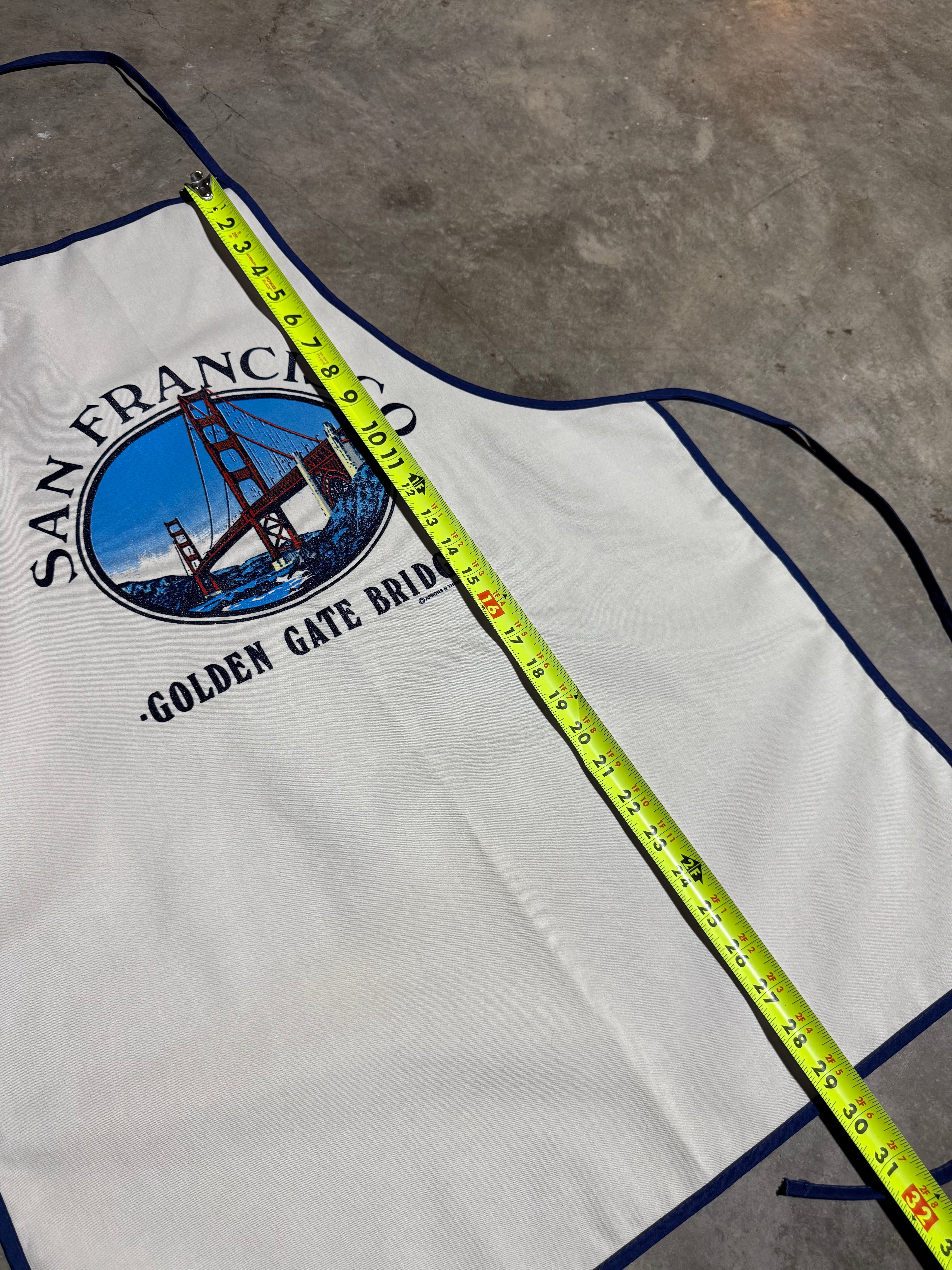 Vintage 1988 San Francisco Golden Gate Bridge Apron
