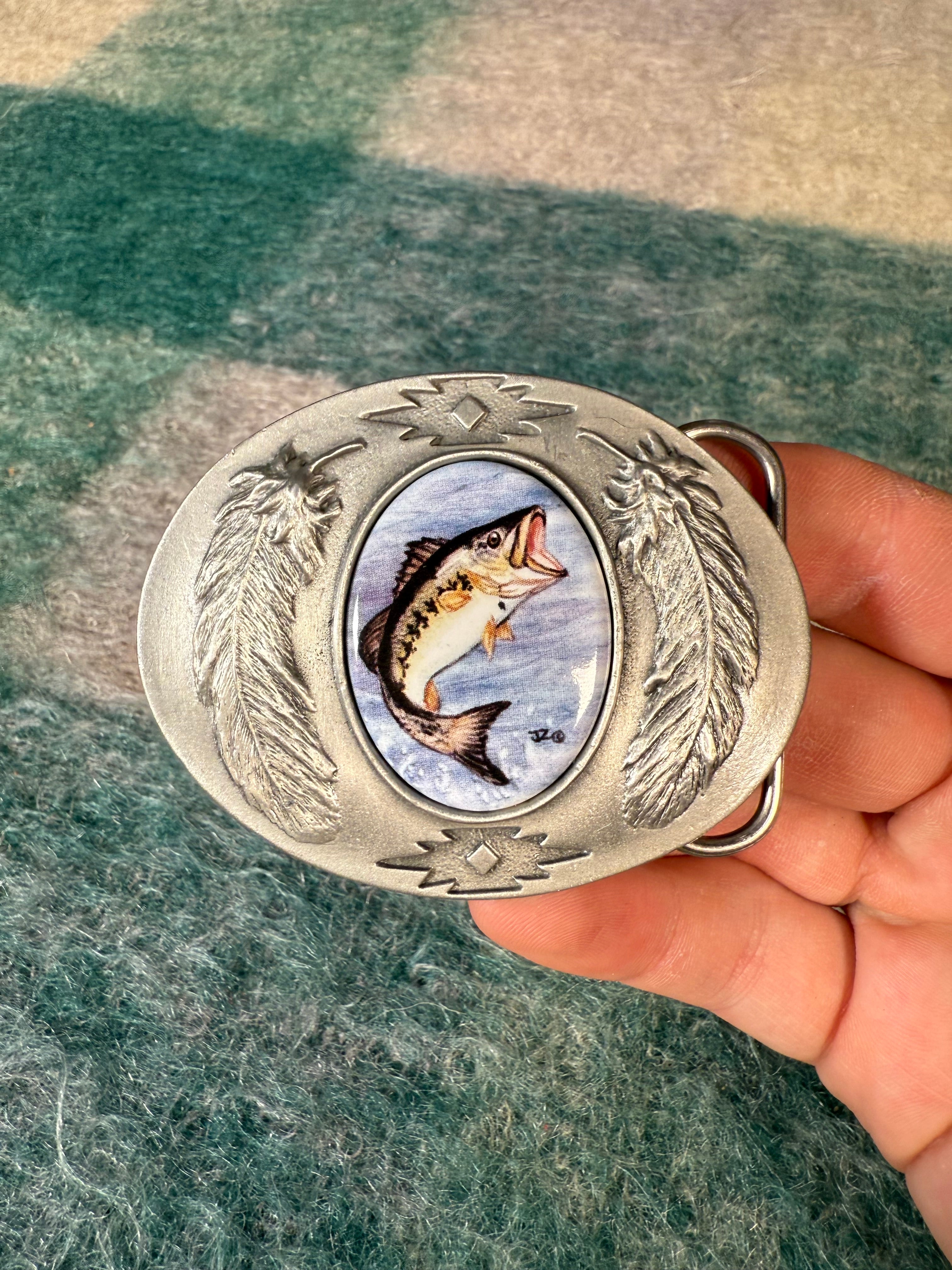 2004 Fish Western Belt Buckle