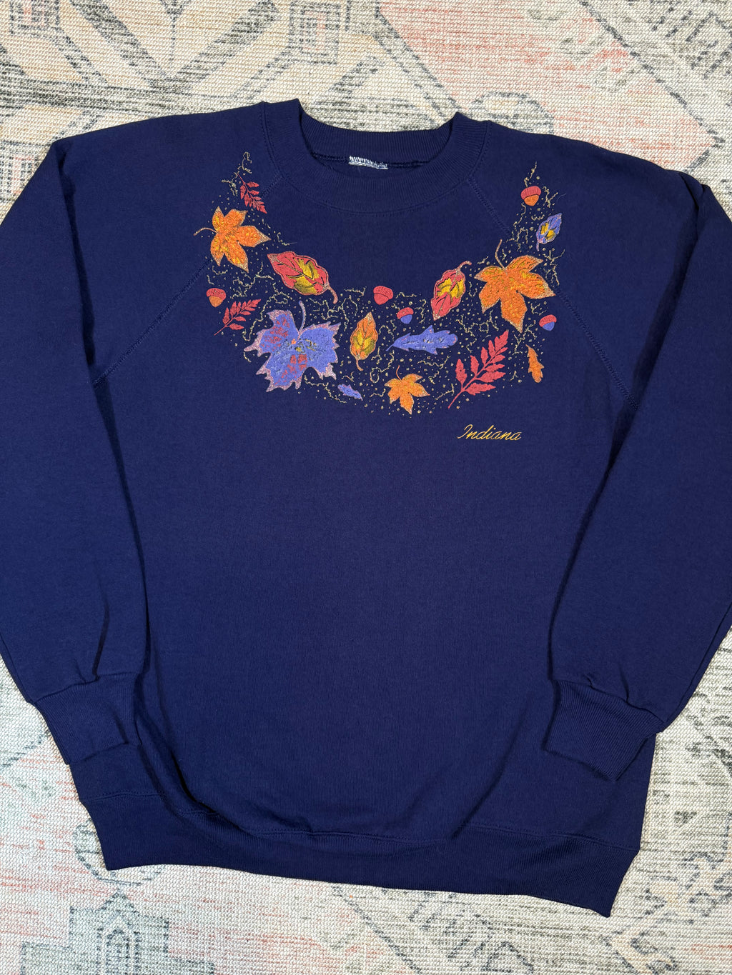 Vintage Indiana Leaves Crewneck (L)