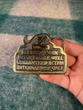 Vintage 5c To Unzip Pants Belt Buckle