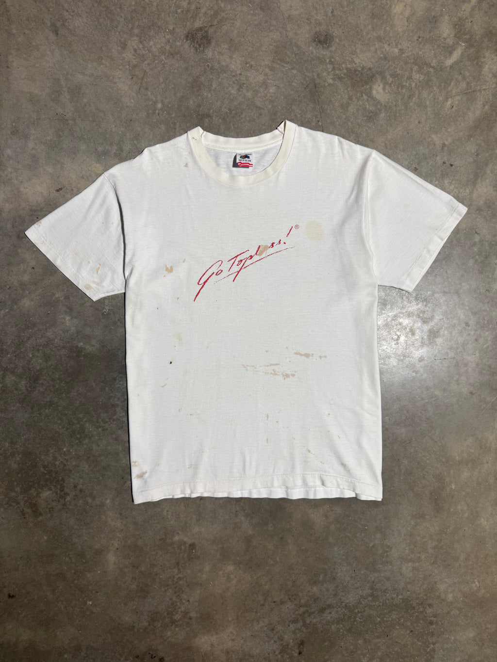 Vintage Go Topless Sole Suckers Bar Tee (XL)