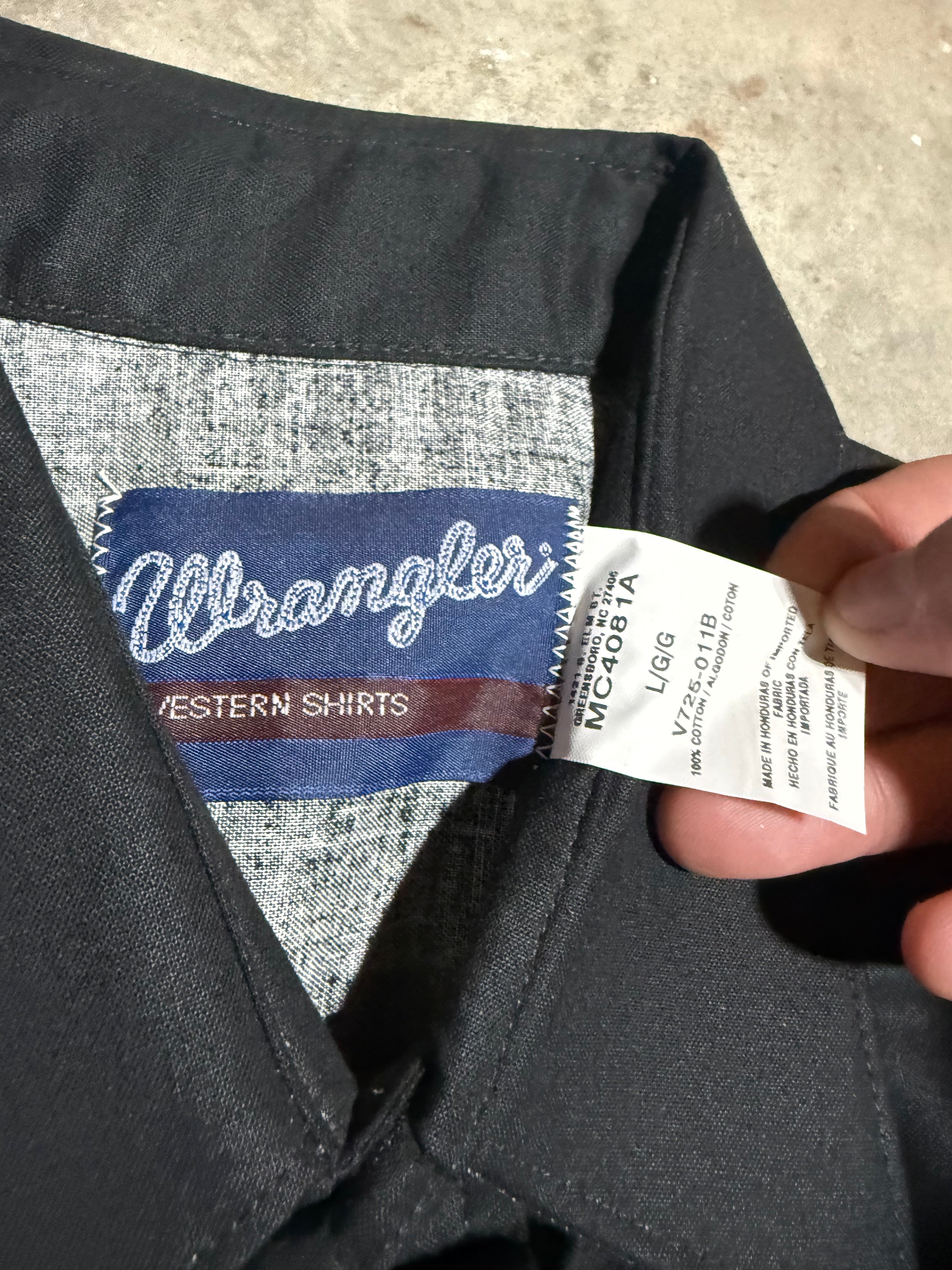 Vintage Wrangler Chcotah Pearl Snap Shirt (L)