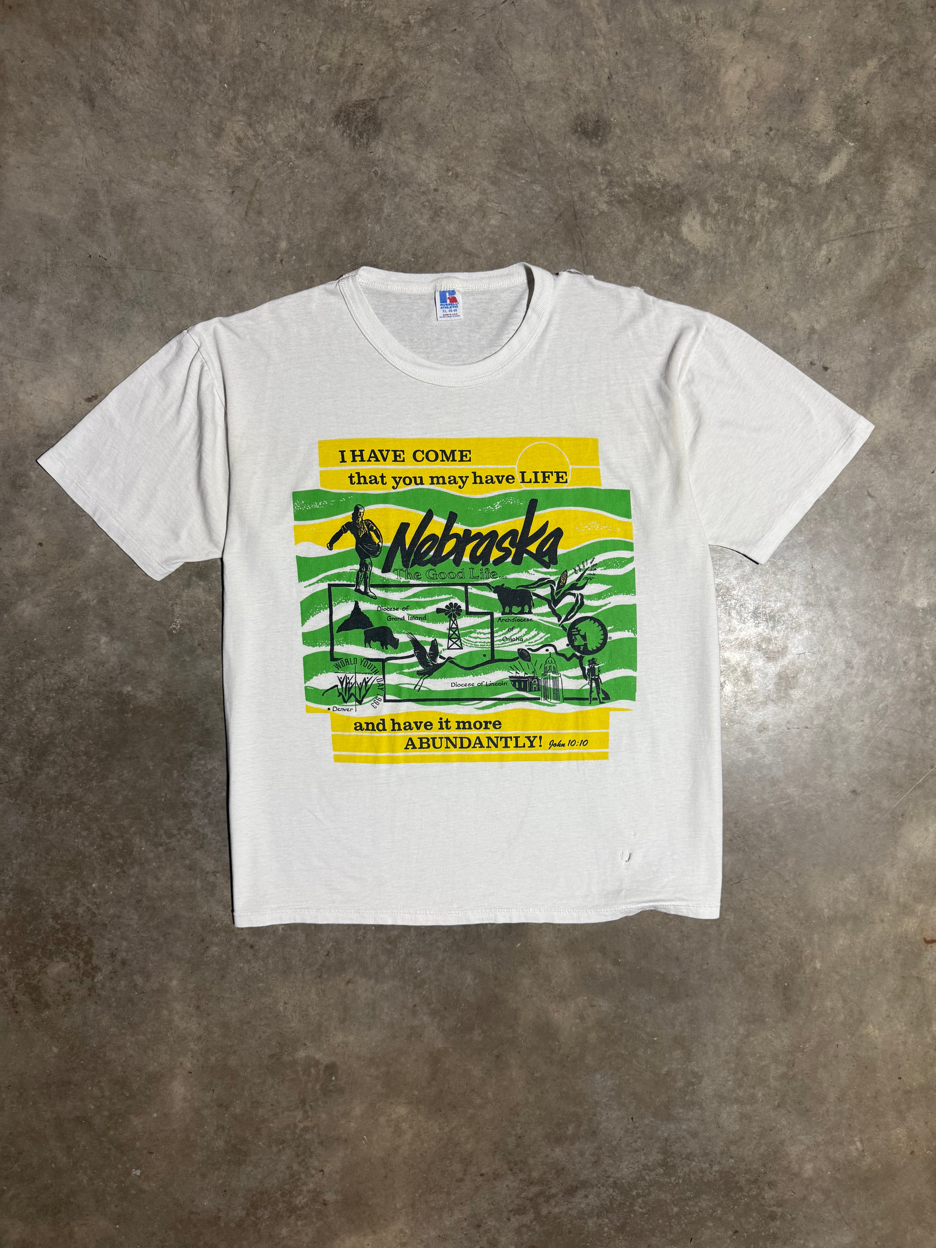Vintage Nebraska The Good Life T-Shirt (XL)