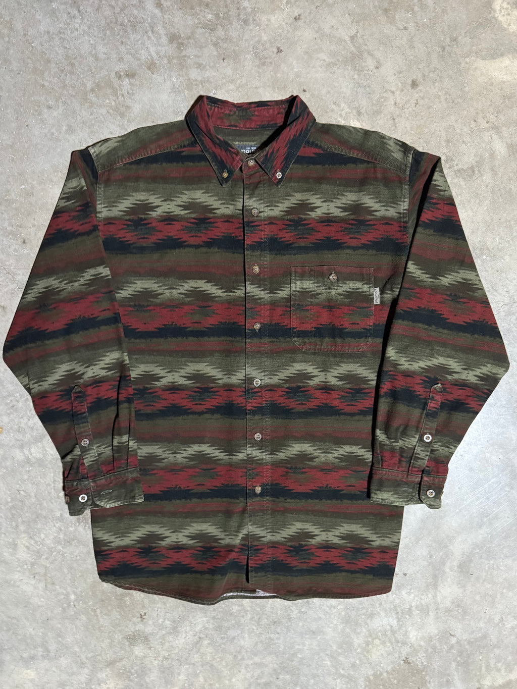 Woolrich Western Pattern Button Down (L)