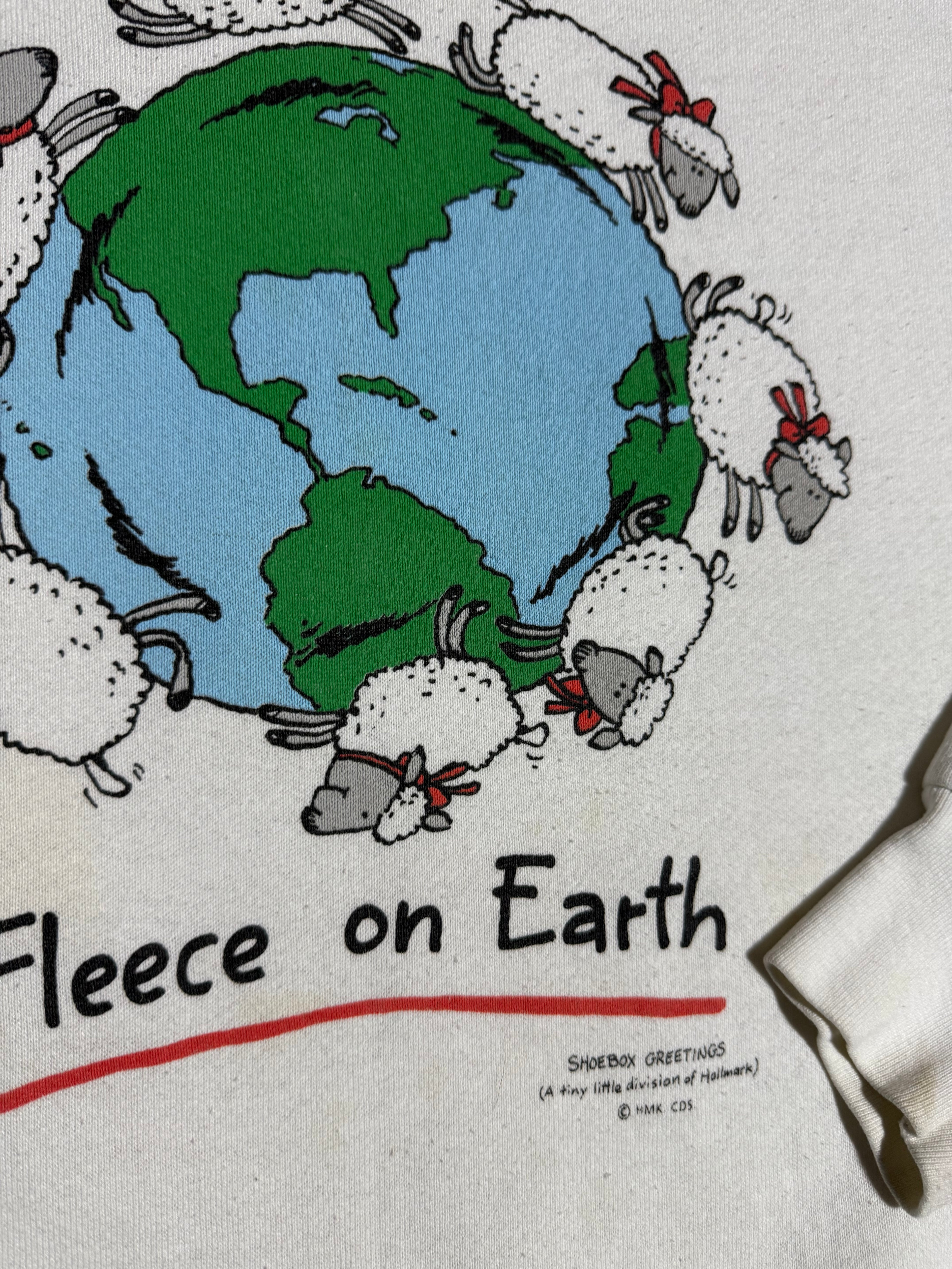 Vintage 90s Fleece On Earth Crewneck (L)