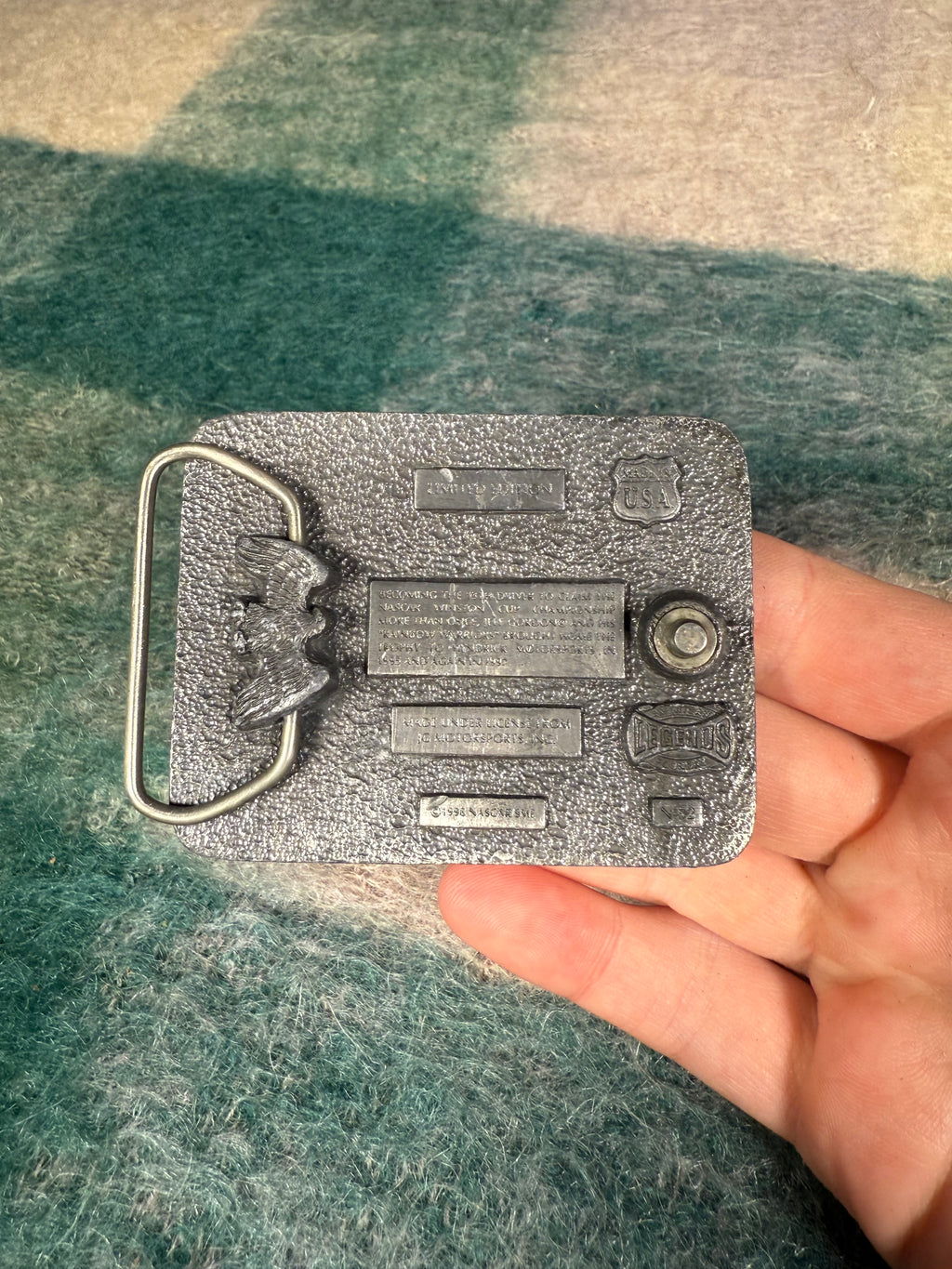 Vintage Jeff Gordon Winston Cup Series Belt Buckle