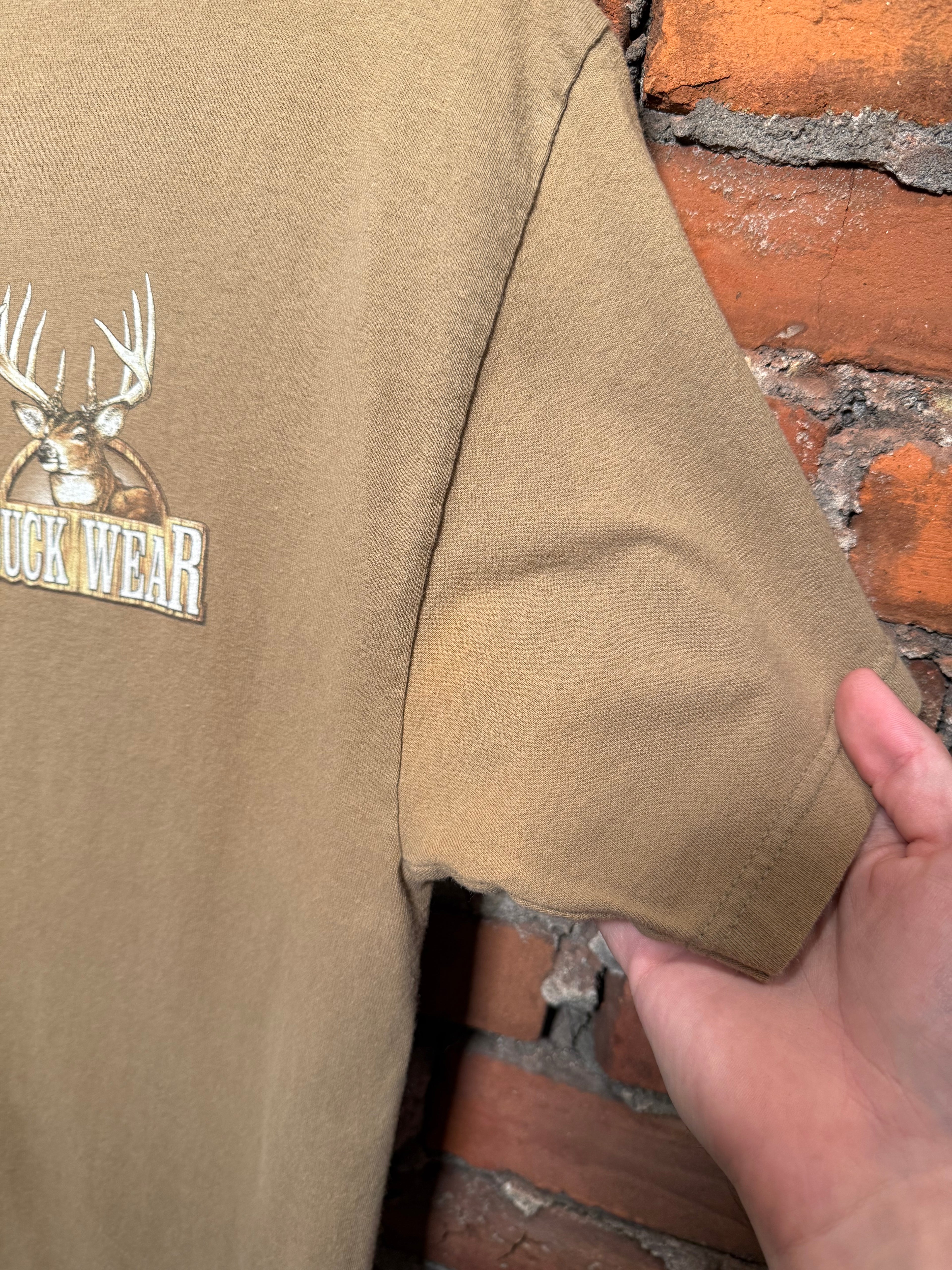 Vintage Fire Up The Grill Buck Wear T-Shirt (L)