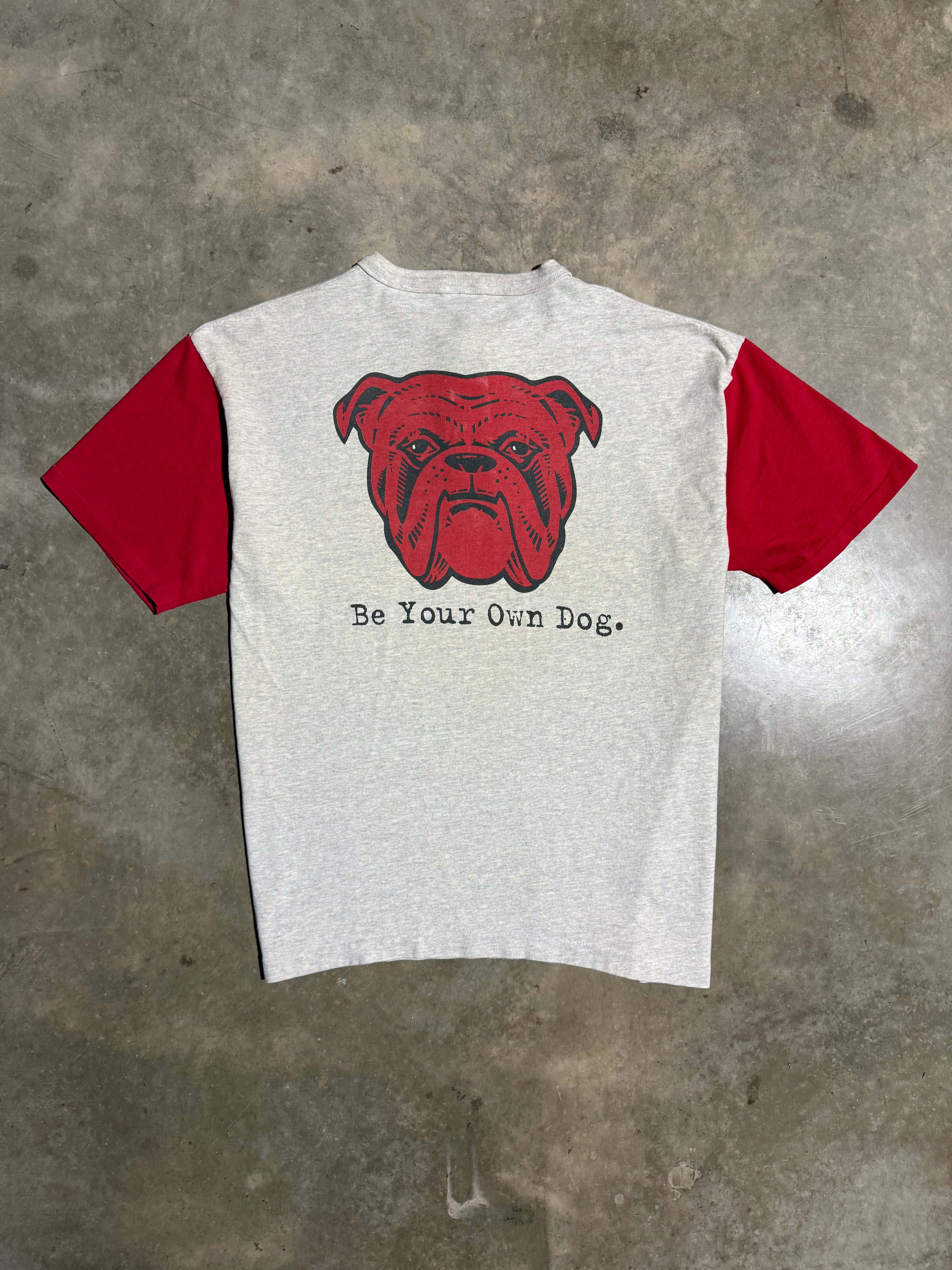 Vintage Red Dog Beer Henley T-Shirt (XL)