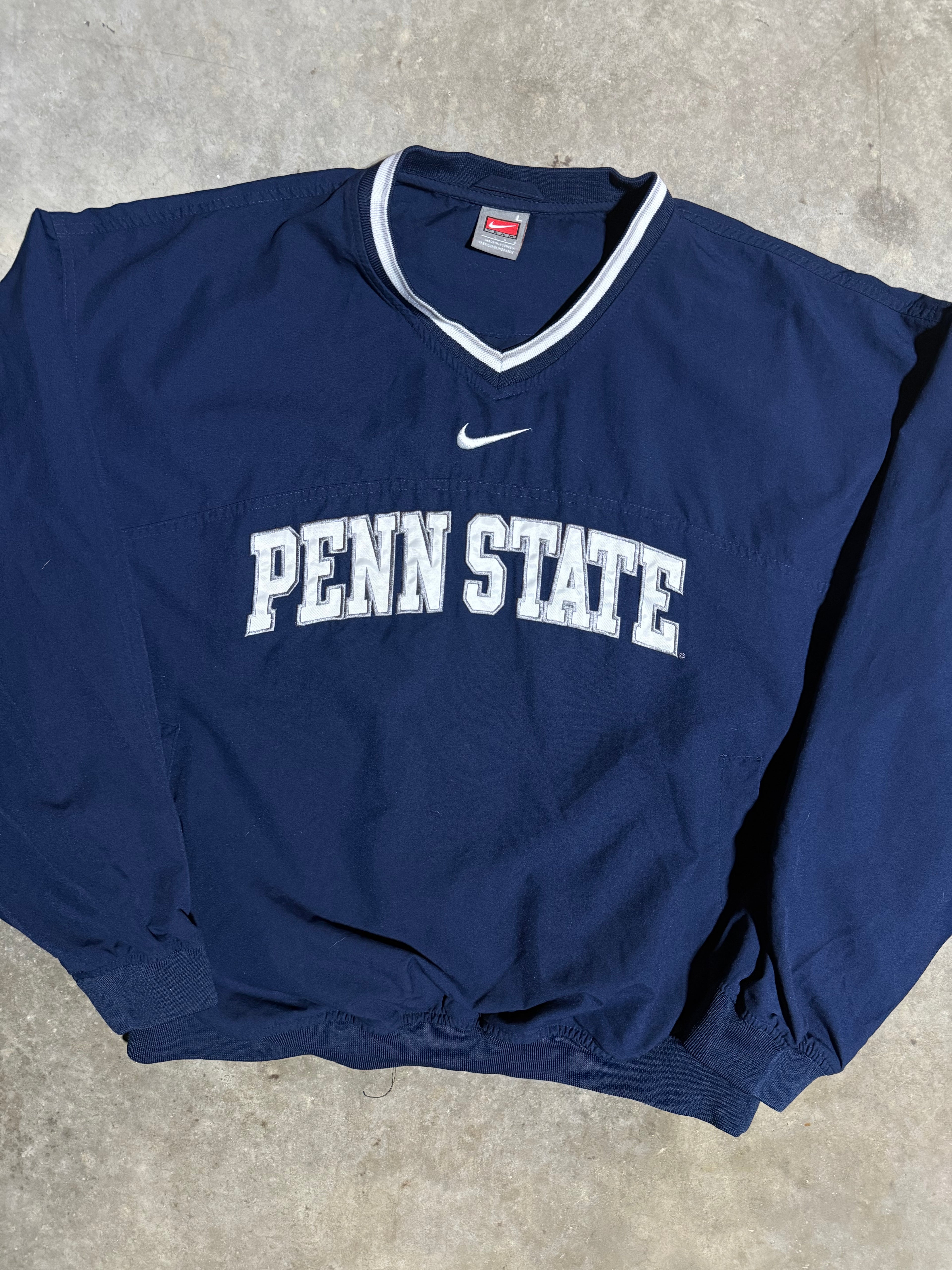 Vintage Penn State Nike Center Swoosh Pullover Windbreaker (L)