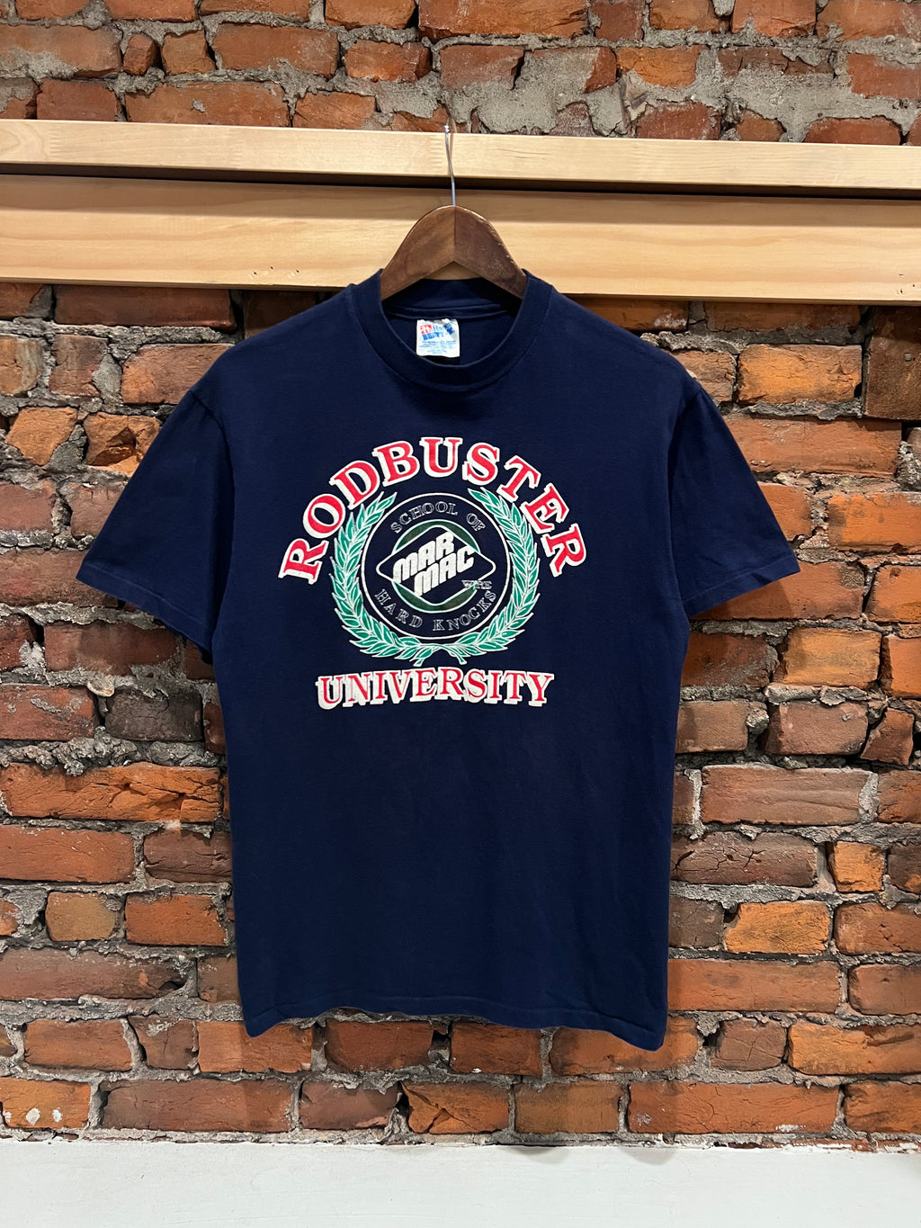 Vintage 90s Rodbuster University Tee (M)