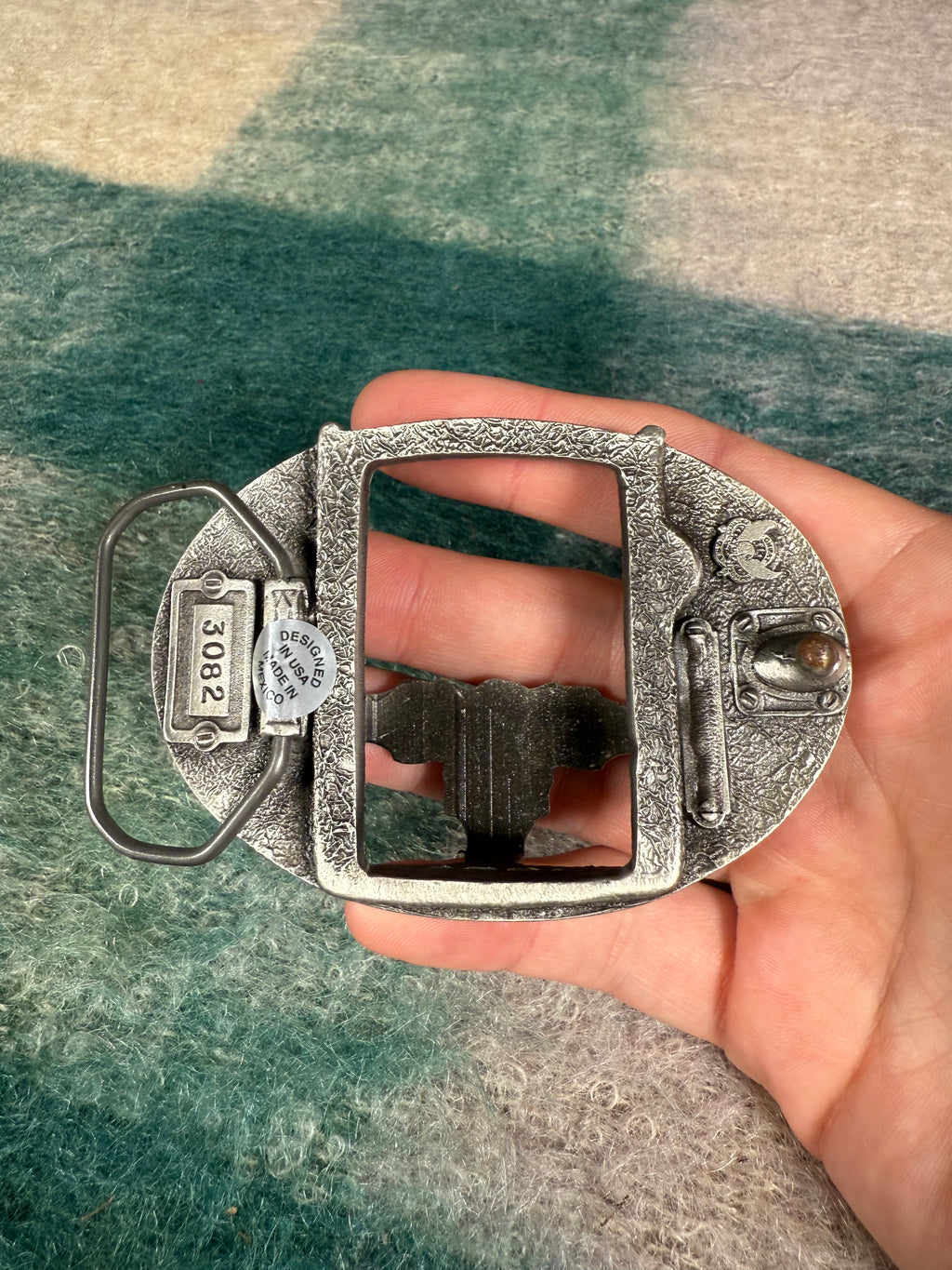Vintage Zippo Lighter Holder Belt Buckle