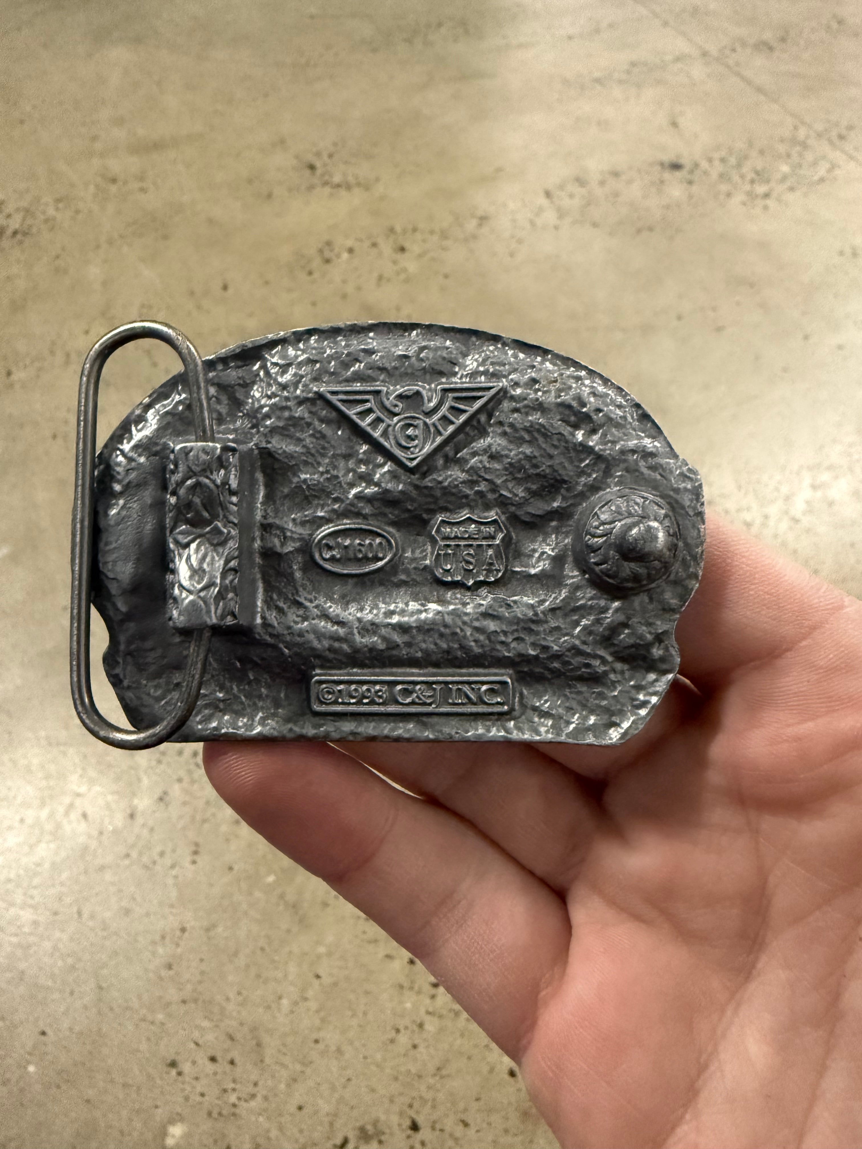 Vintage Lineman Electrical Workers Belt Buckle