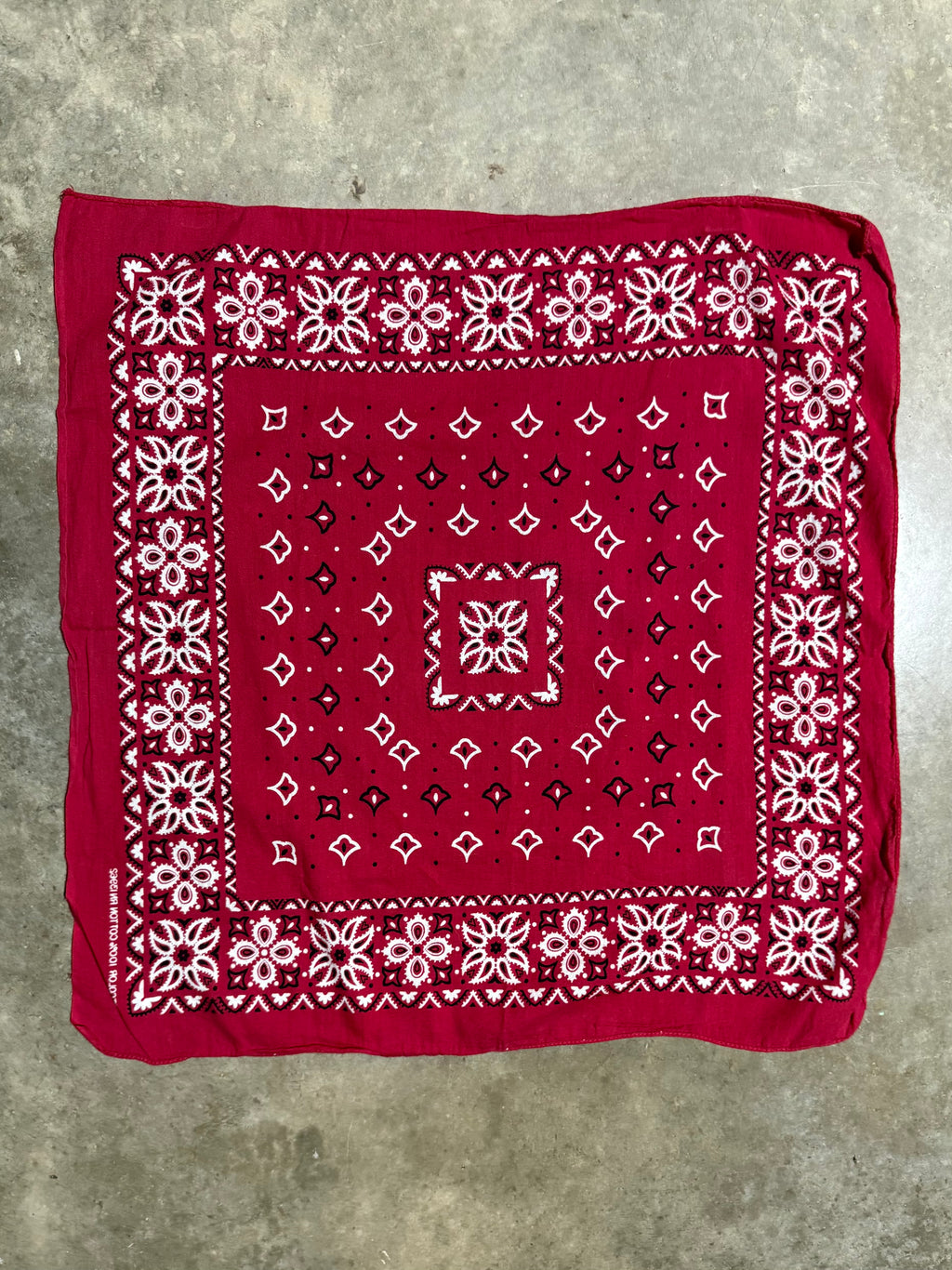 Lot of 2 Vintage Bandanas Osh Kosh and Red