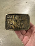 Vintage The Lost World Belt Buckle