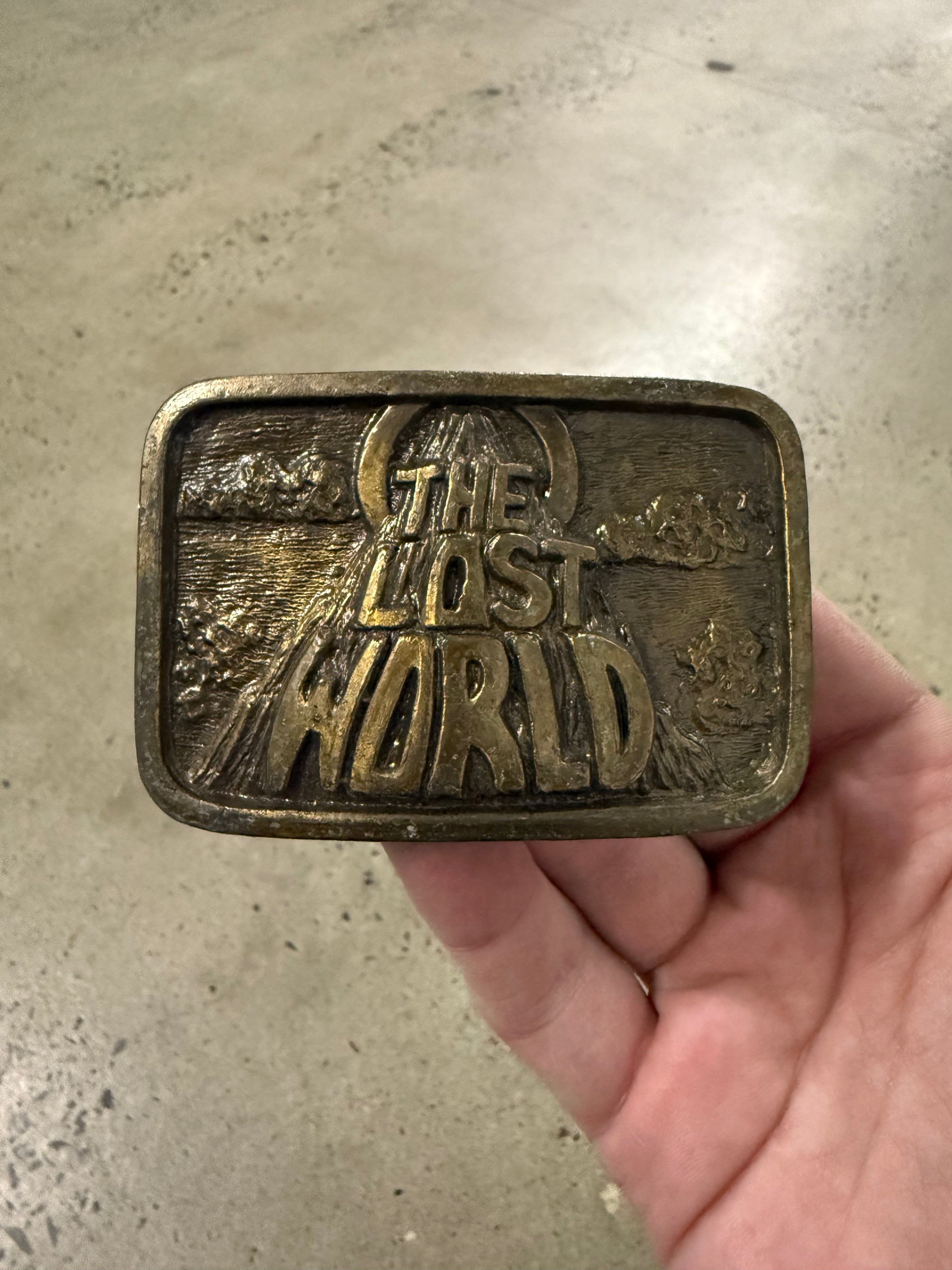 Vintage The Lost World Belt Buckle