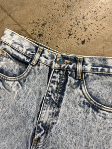 Vintage 80s Acidwash Jeans (26x28)