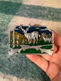 Vintage Buck Hunting Belt Buckle
