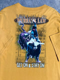 Vintage 2001 Wrangler Murray’s Law Rodeo T-Shirt (XL)