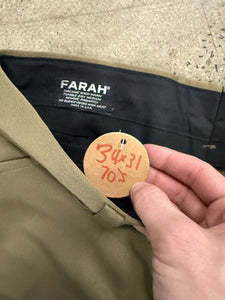 Vintage 70s Farah Tan Flare Pants (34x31)
