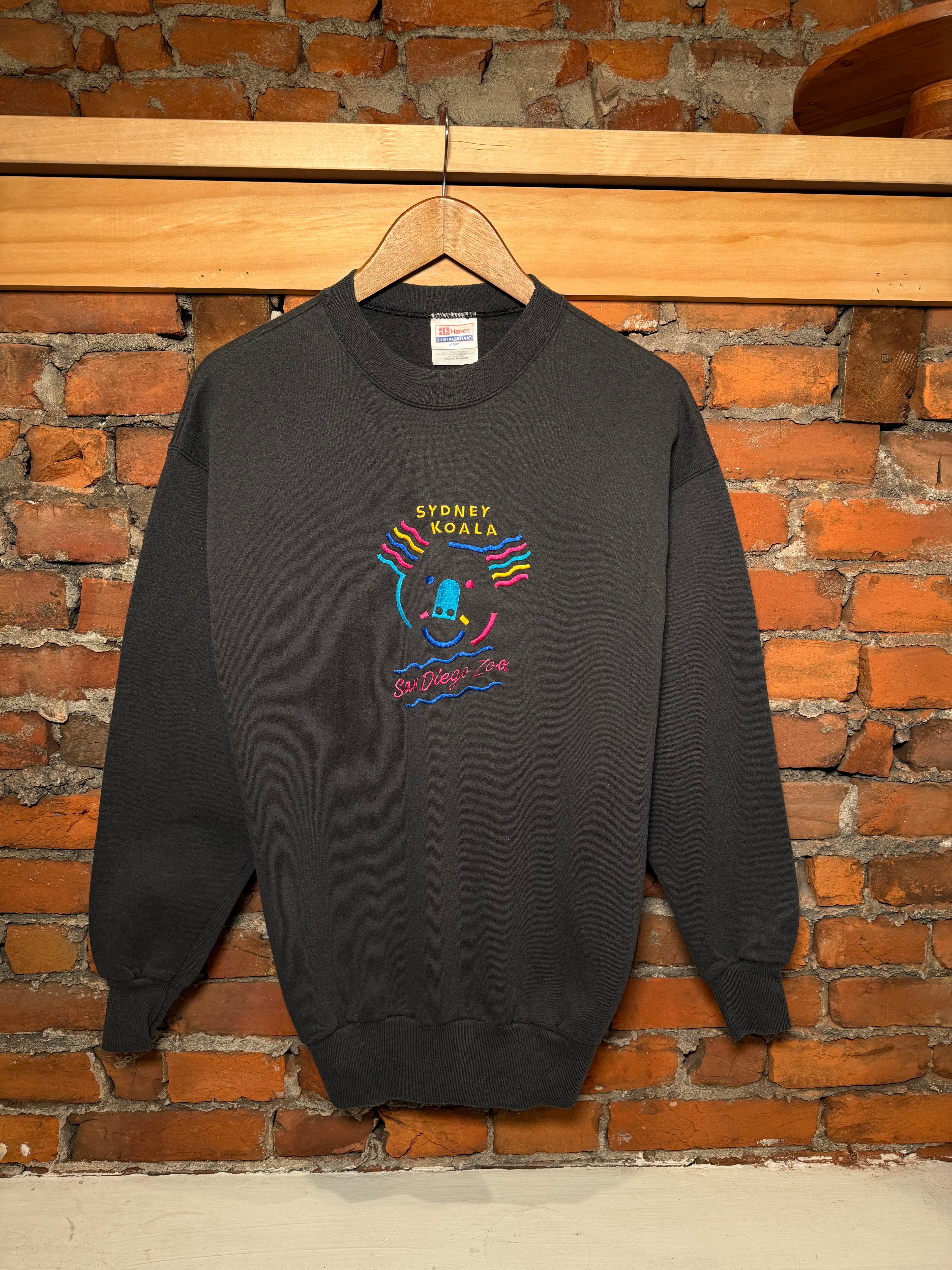 Vintage San Diego Zoo Koala Embroidered Crewneck (M)