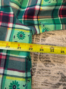 Vintage American Sweetheart Green Flannel Shirt (WL)