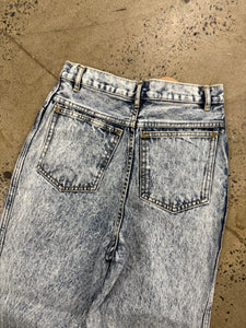 Vintage 80s Acidwash Jeans (26x28)