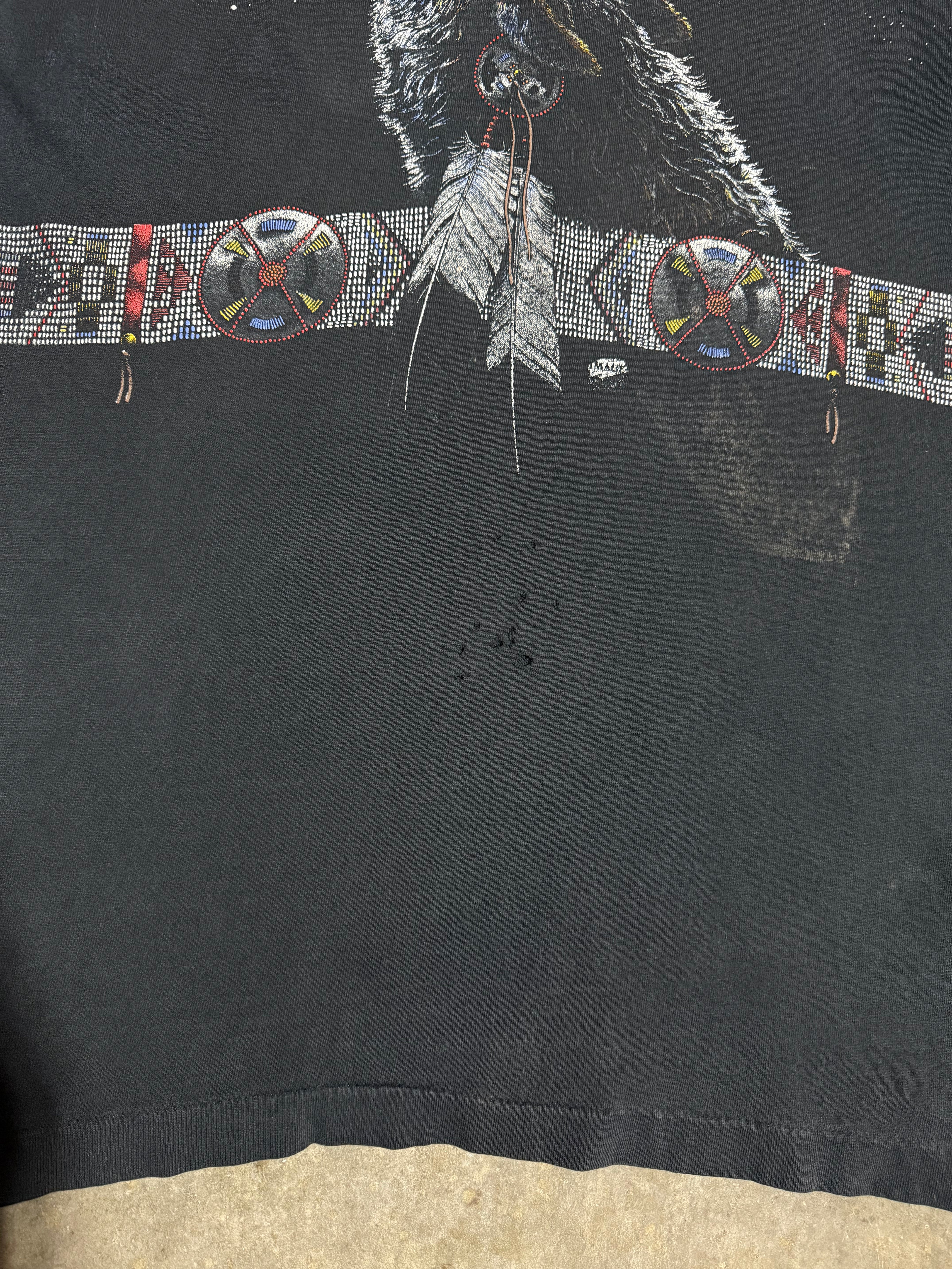 Vintage 90s Colorado Howling Wolf T-Shirt (XL)
