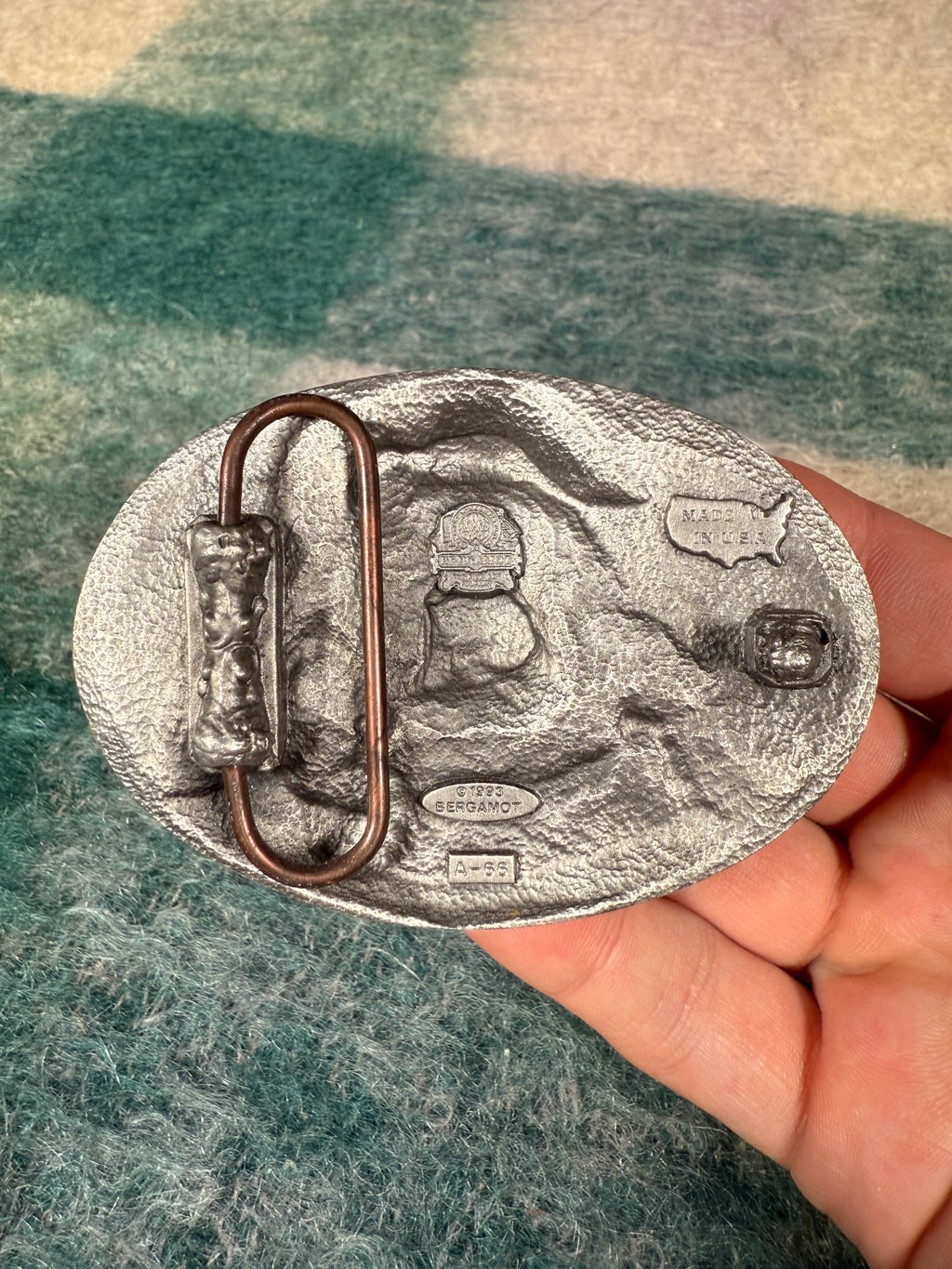 Vintage Outdoorsman Belt Buckle