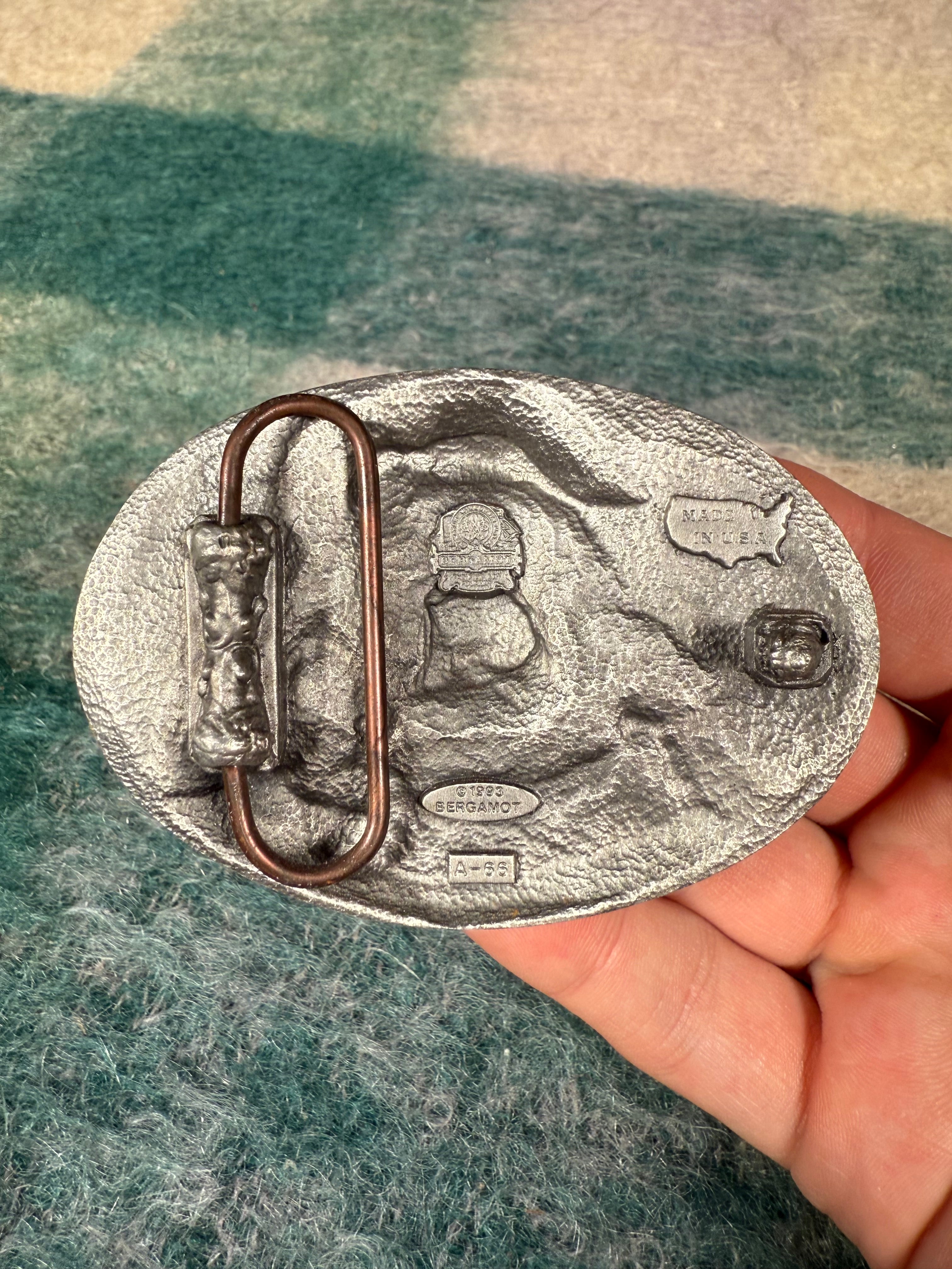 Vintage Outdoorsman Belt Buckle