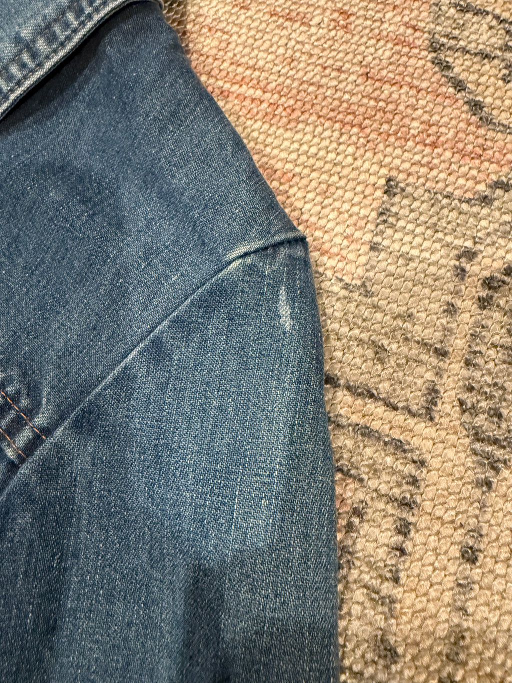Vintage 70s Levi’s Orange Tab Western Stitched Jean Jacket (WS)(Flaw)