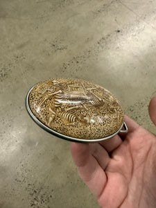 2000s Buried Skeletons 3D Belt Buckle