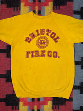 Load image into Gallery viewer, True Vintage Bristol Fire Co Champion Short Sleeve Sweatshirt (19x24.5)
