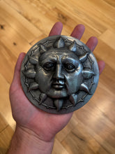 Load image into Gallery viewer, Vintage Metal Celestial Sun Wall Hang
