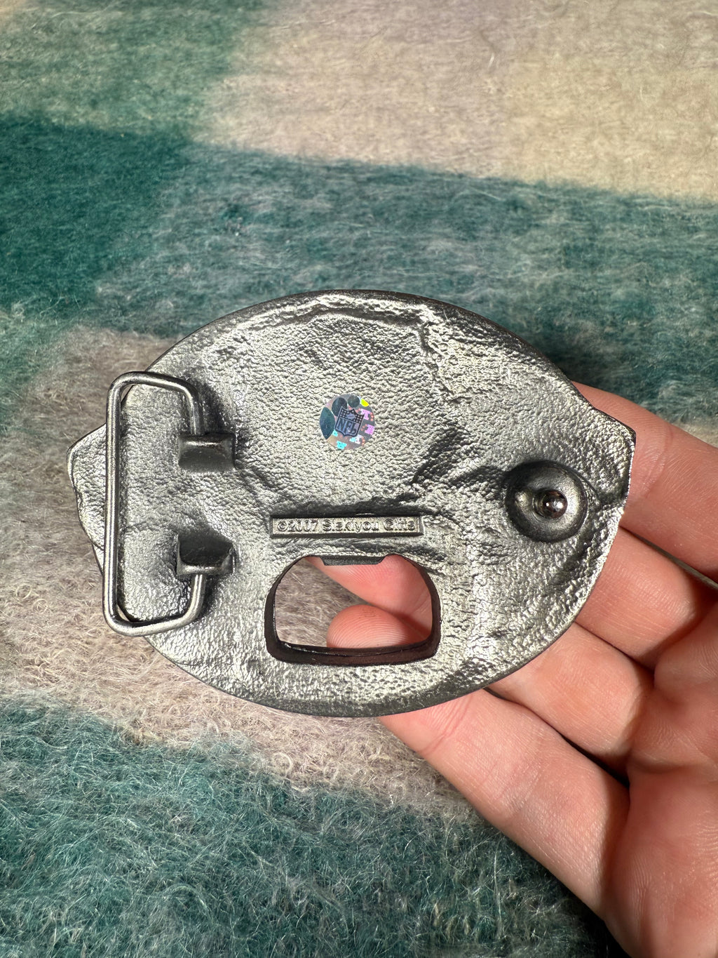 2000s GreenBay Packers Bottle Opener Belt Buckle