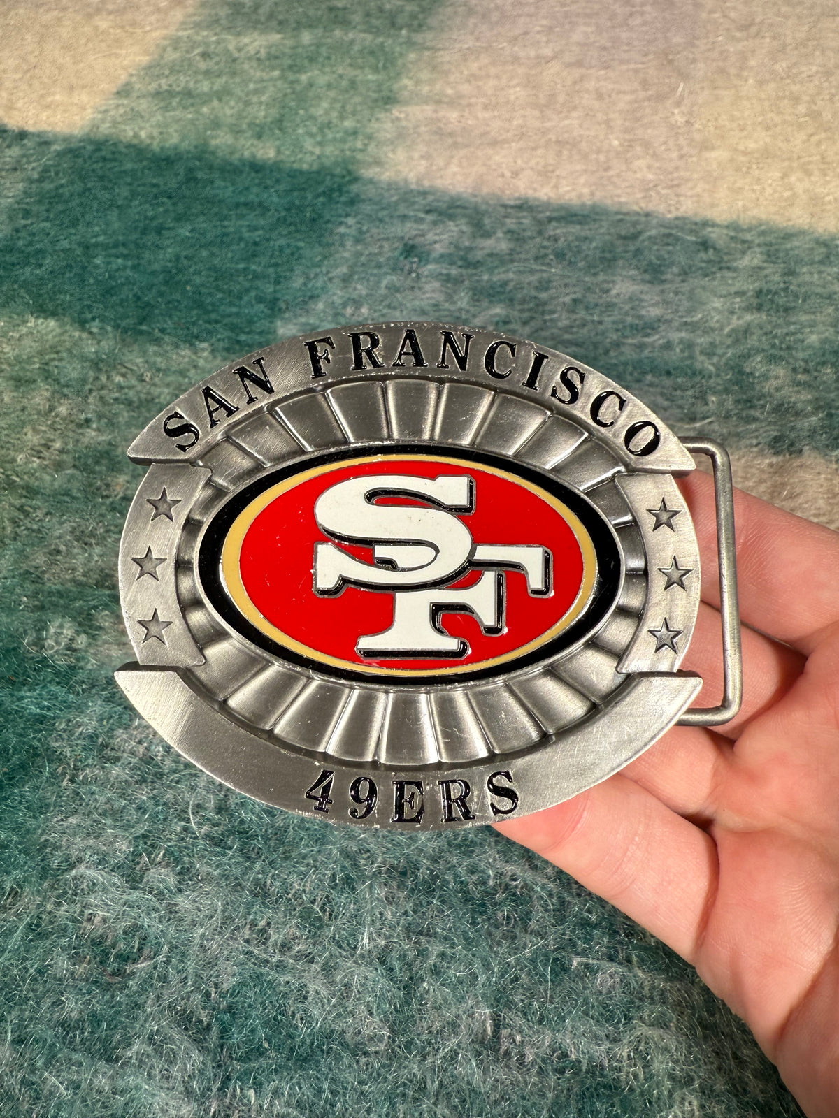 Vintage 2000s San Fransisco 49ers Oversized Belt Buckle