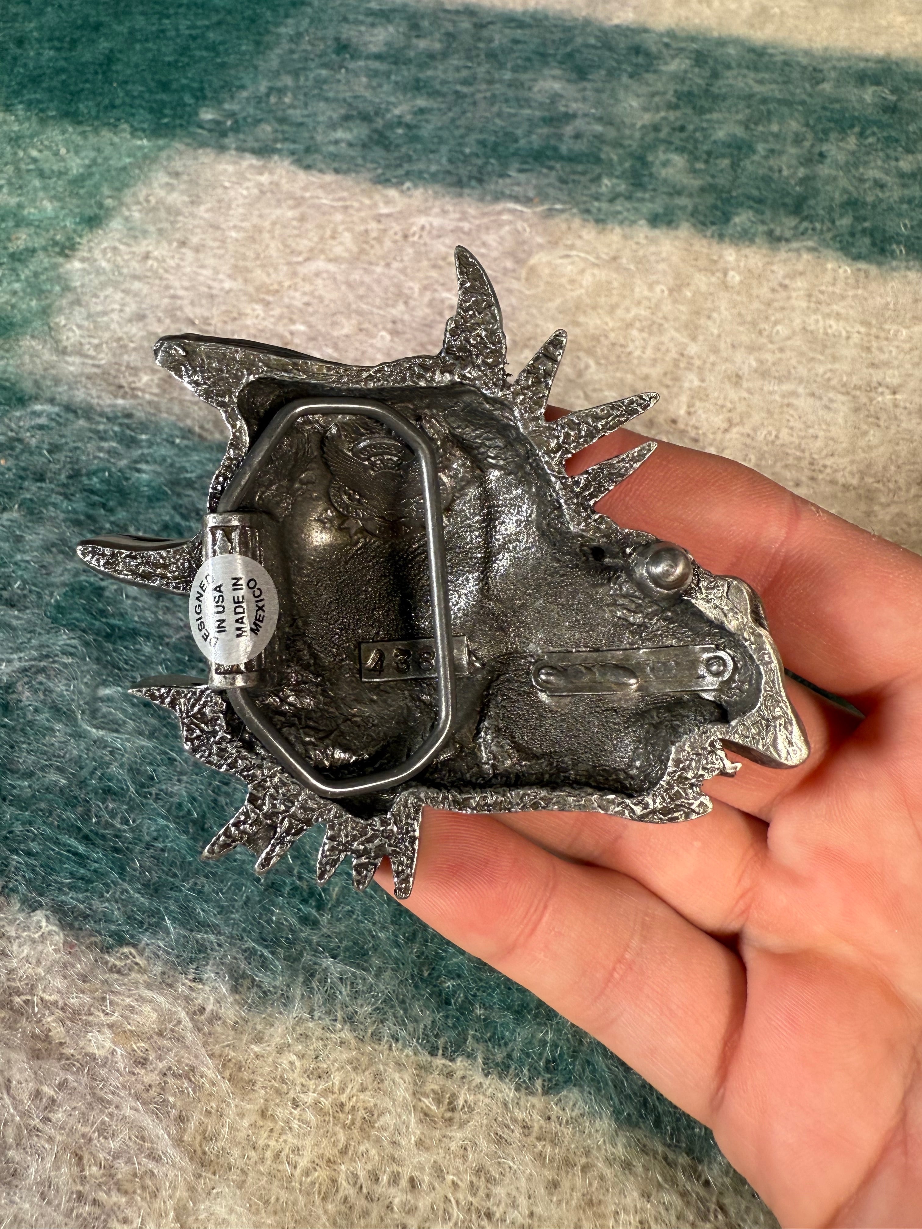 Vintage Dragon Head Belt Buckle