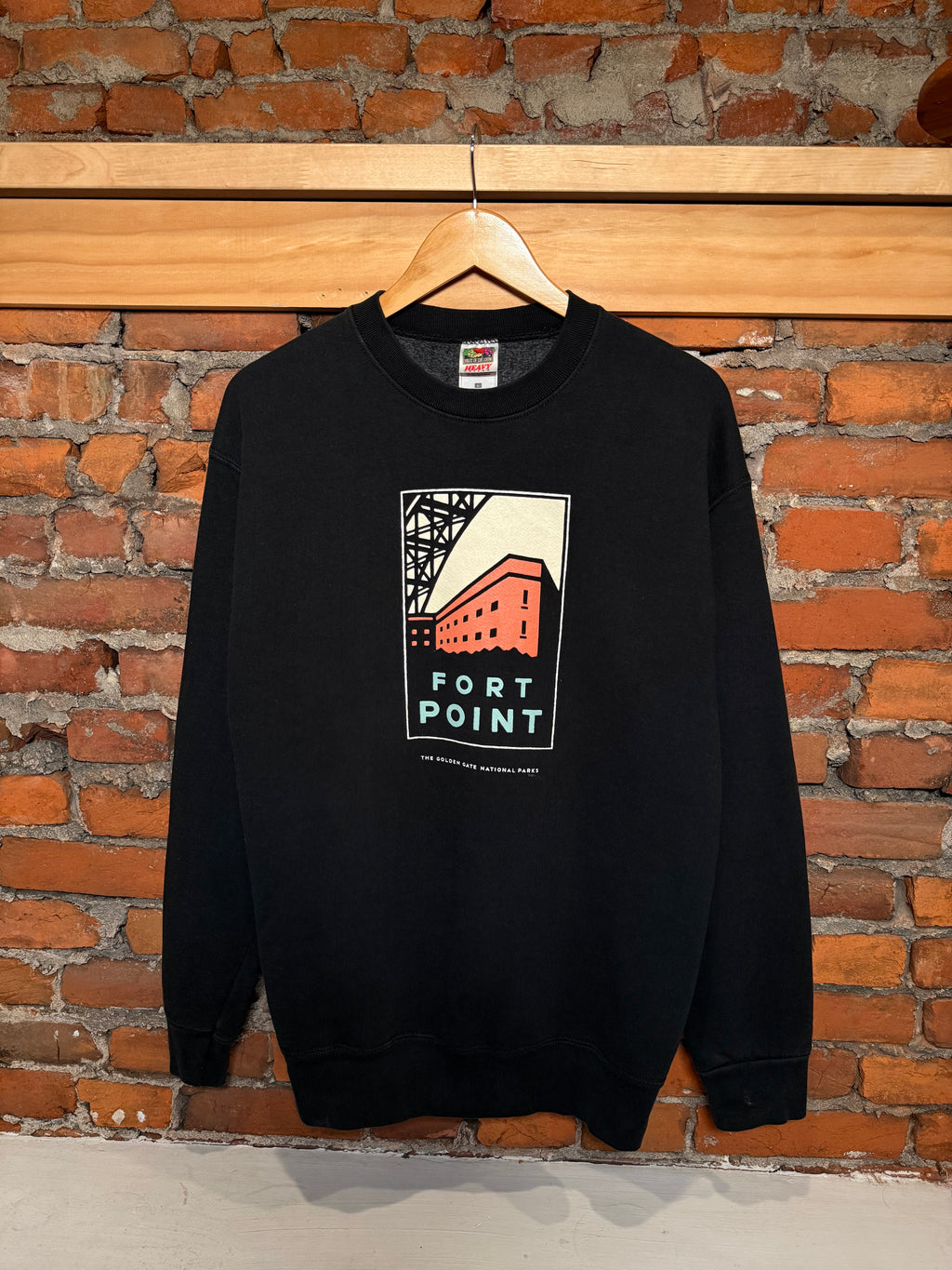 Vintage Fort Point Golden Gate National Park Crewneck (M)