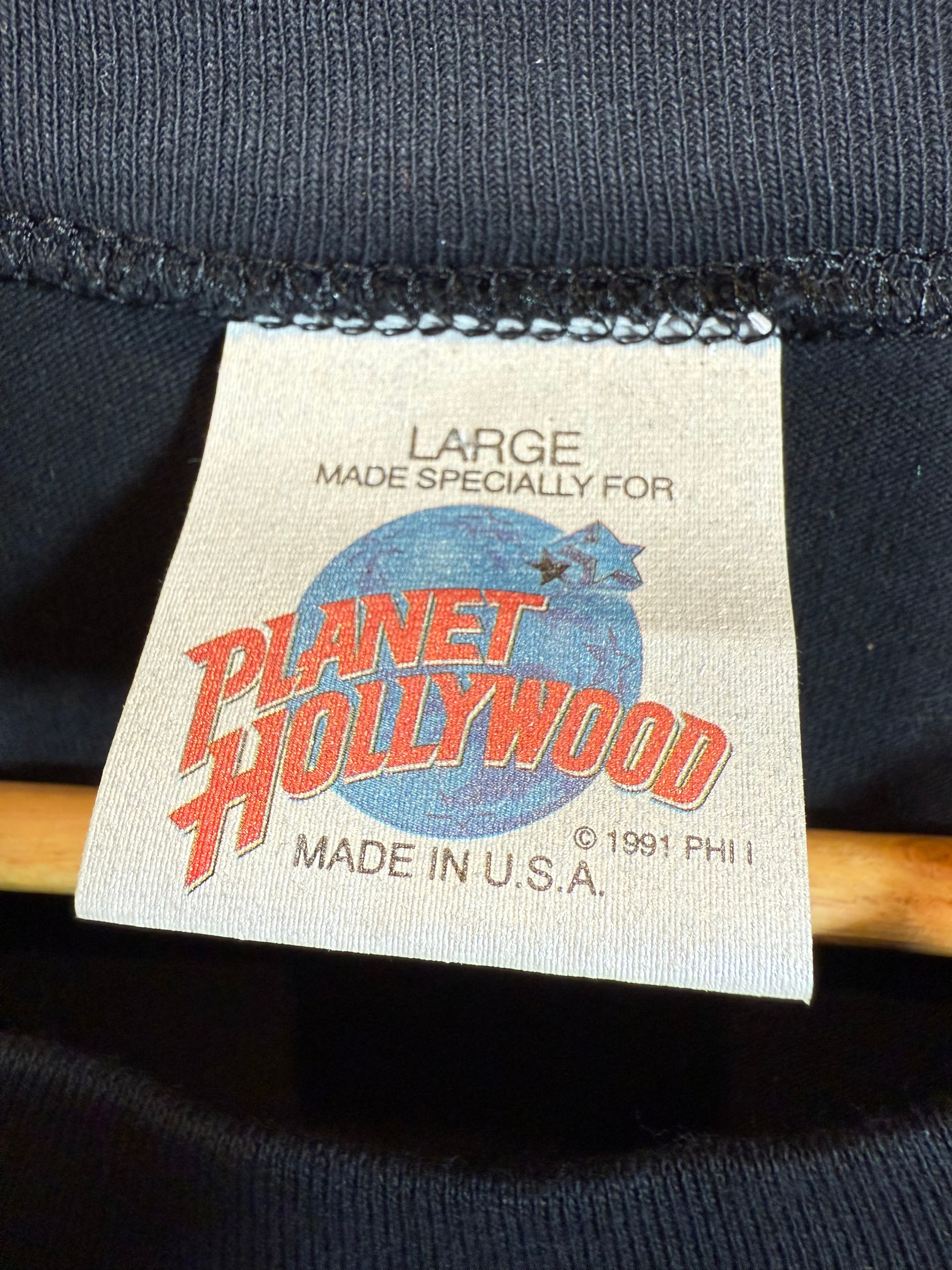 Vintage Planet Hollywood Sylvester Stallone Celebrity Series Shirt (XL)