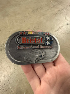Vintage Bristol International Speedway Nascar Belt Buckle
