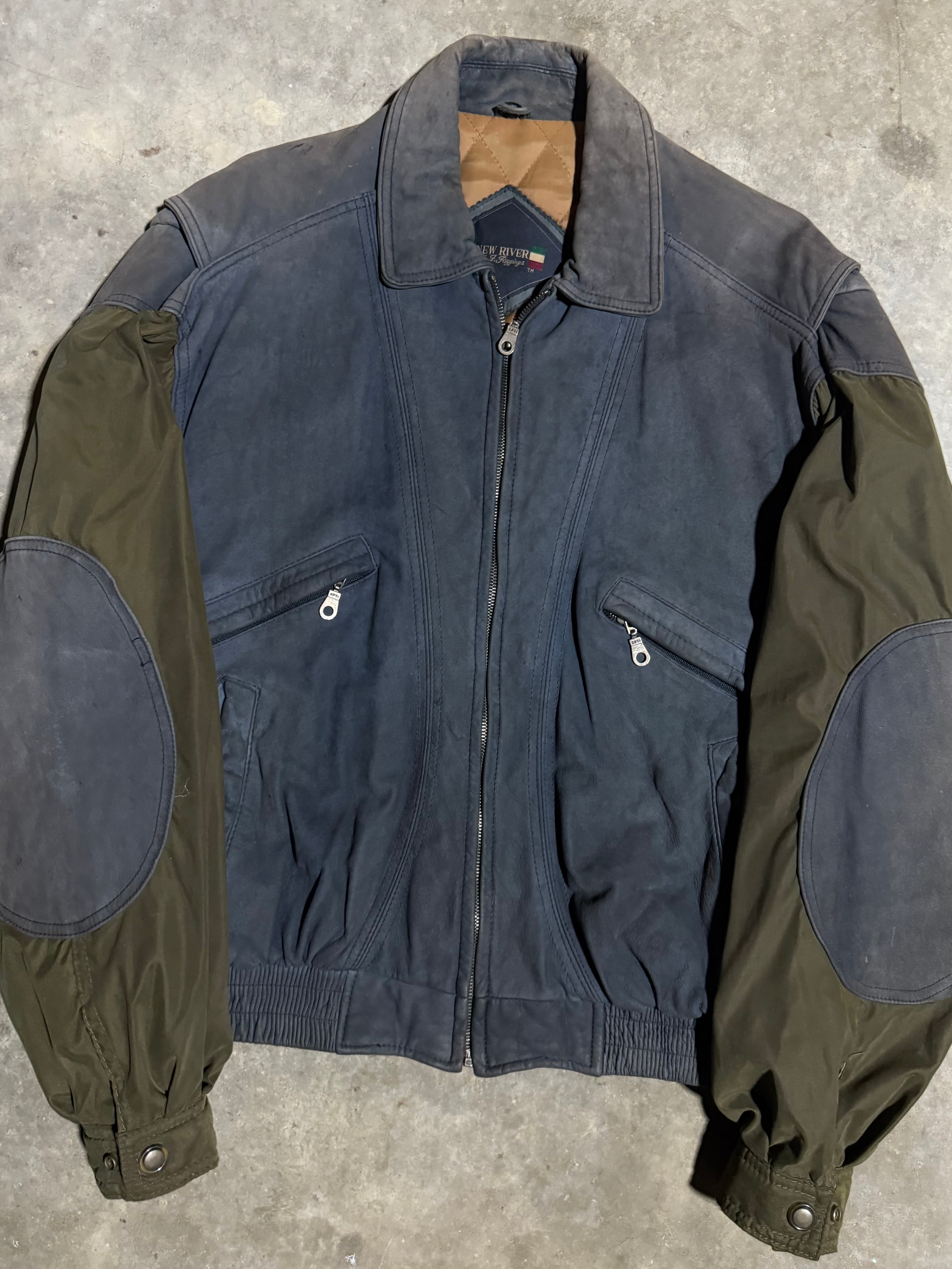 Vintage New River Flannel Back Jacket (M)