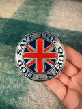 Vintage 2004 God Save The Queen Belt Buckle