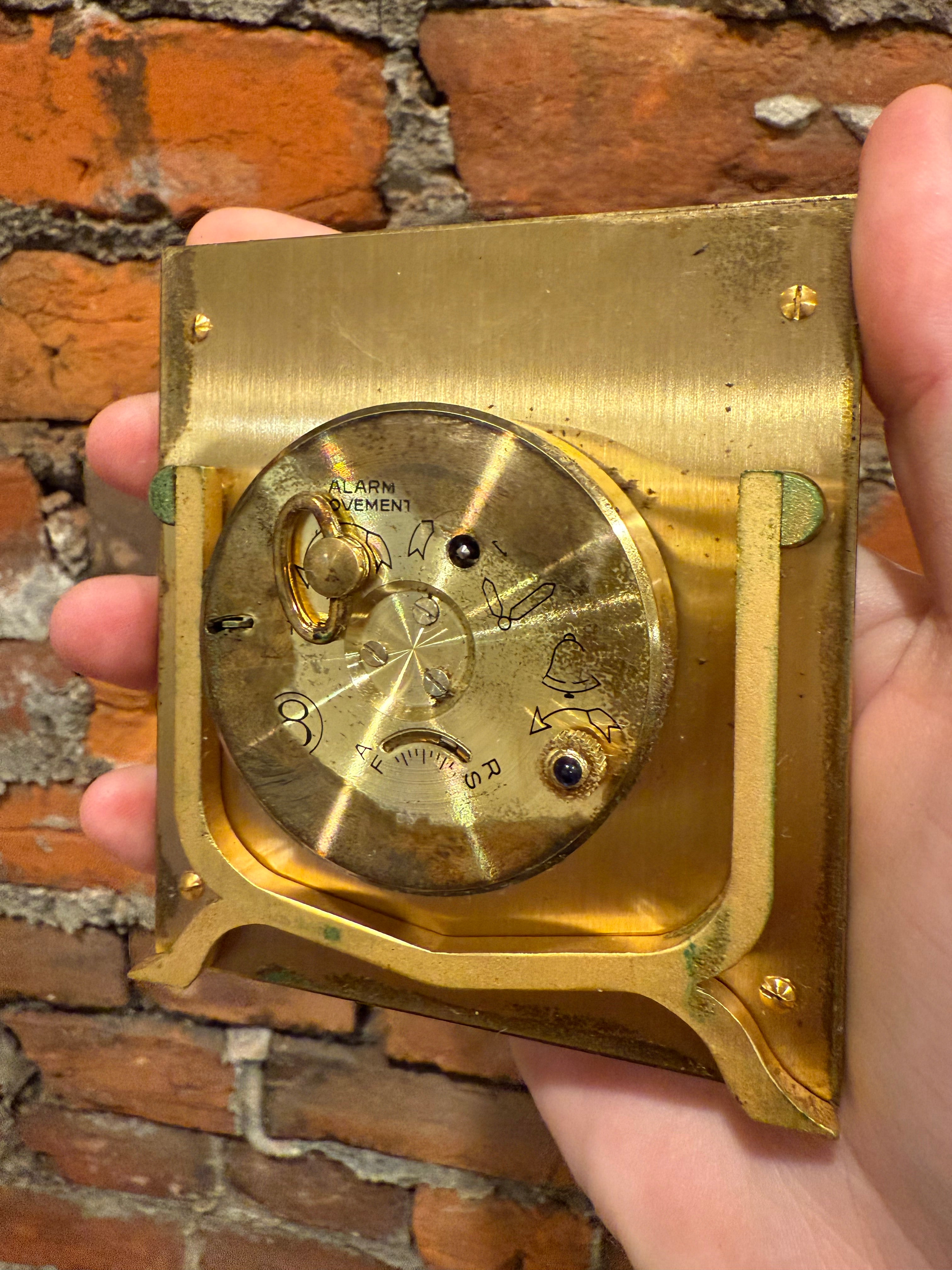 Vintage Gucci Lapis Clock (Needs Refurbished)