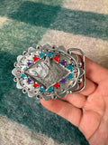 Vintage Wolf Western Belt Buckle