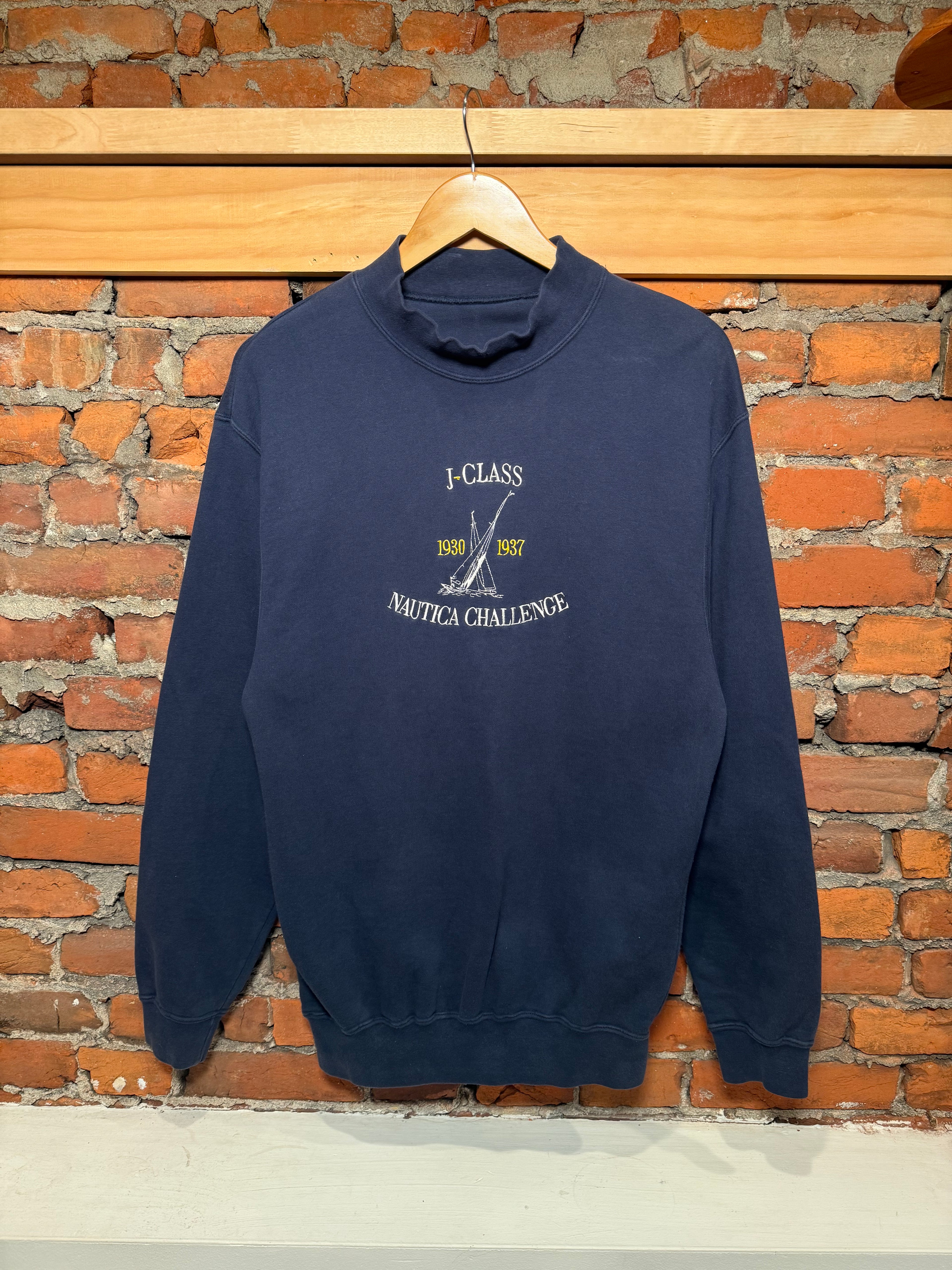 Vintage Nautica J-Class Embroidered Crewneck (S)