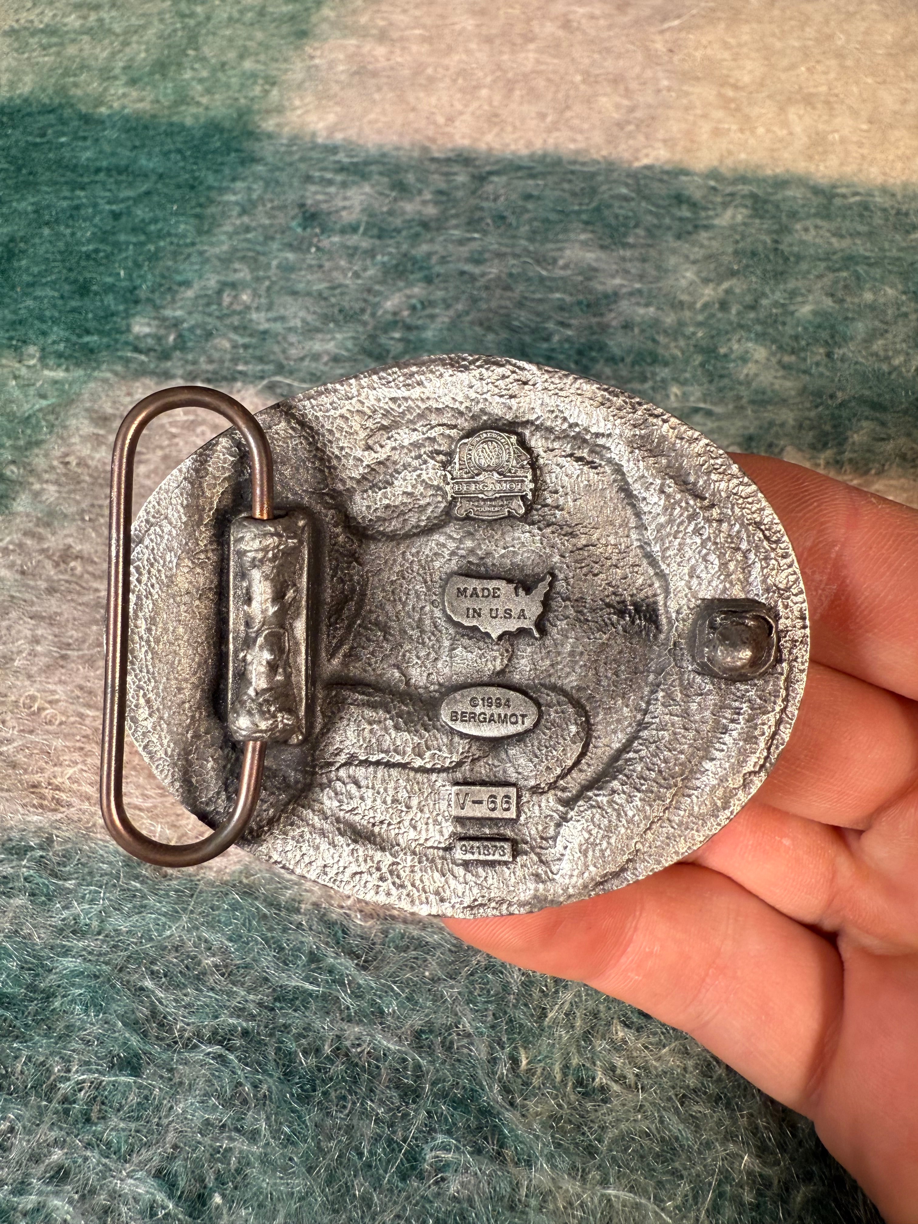 Vintage Native American Wings Belt Buckle