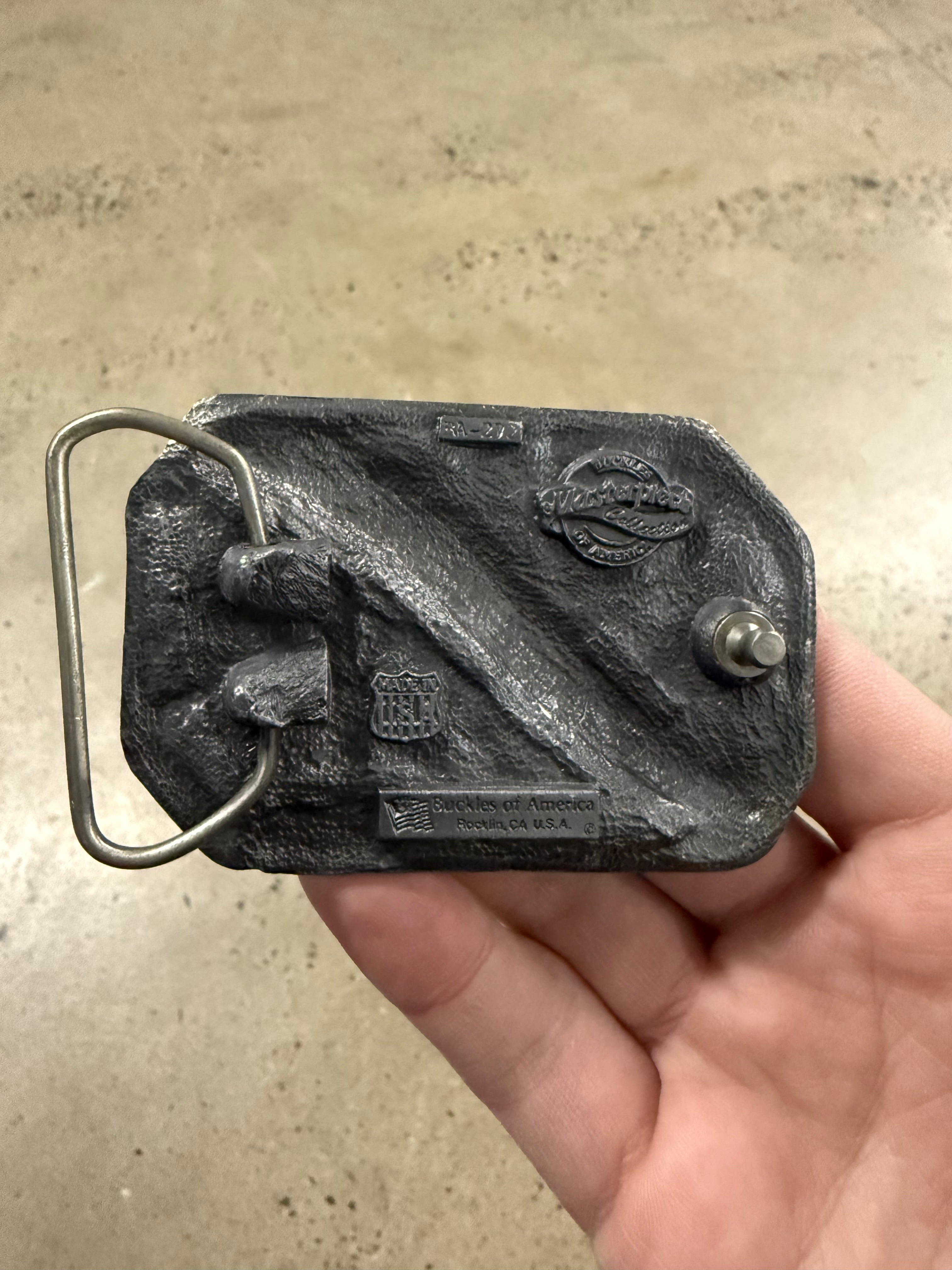 Vintage Oil Worker Belt Buckle