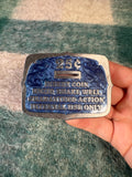 Vintage 25c To Unzip Pants Belt Buckle